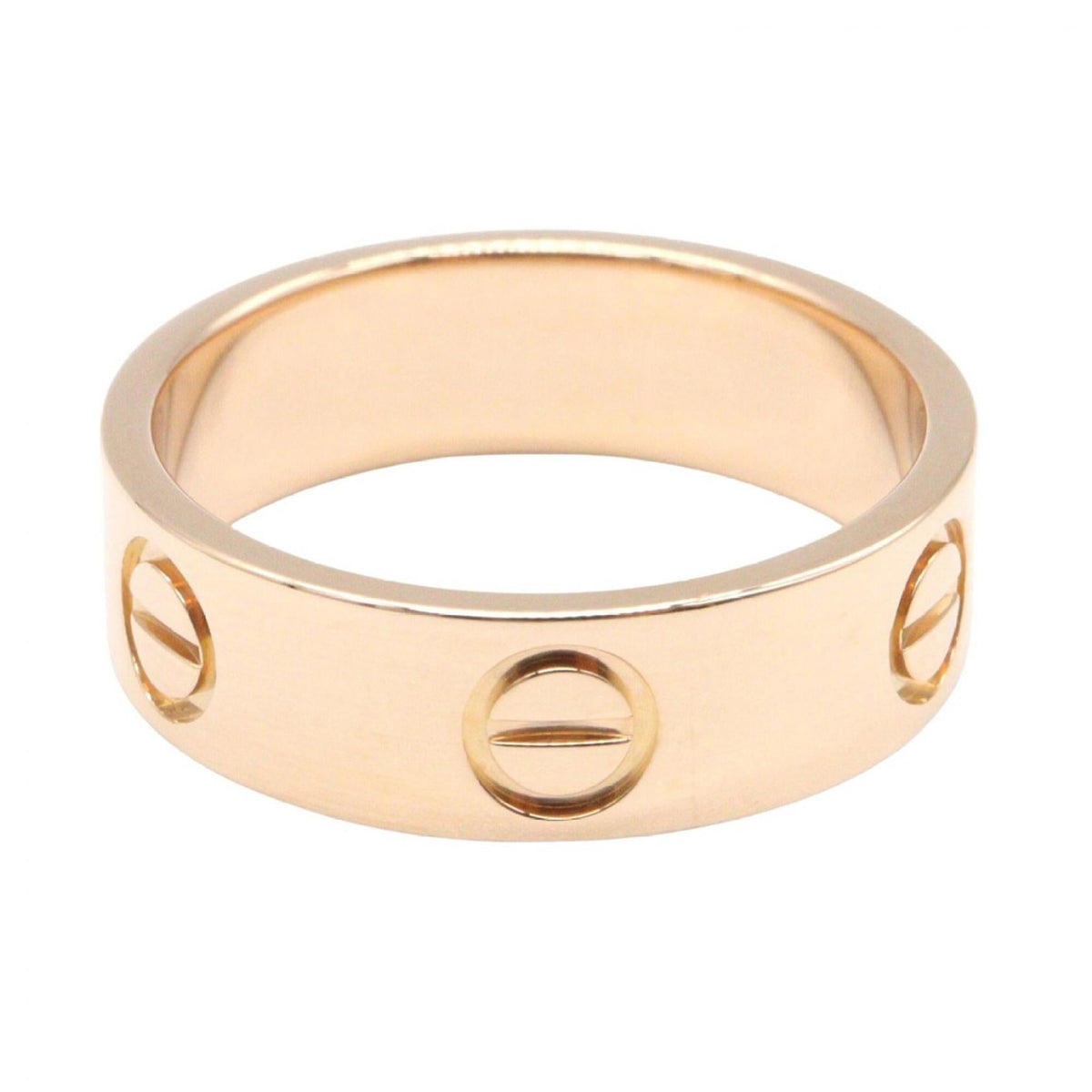 Cartier Love Pink Gold (18K) Band Ring (Pre-Owned)