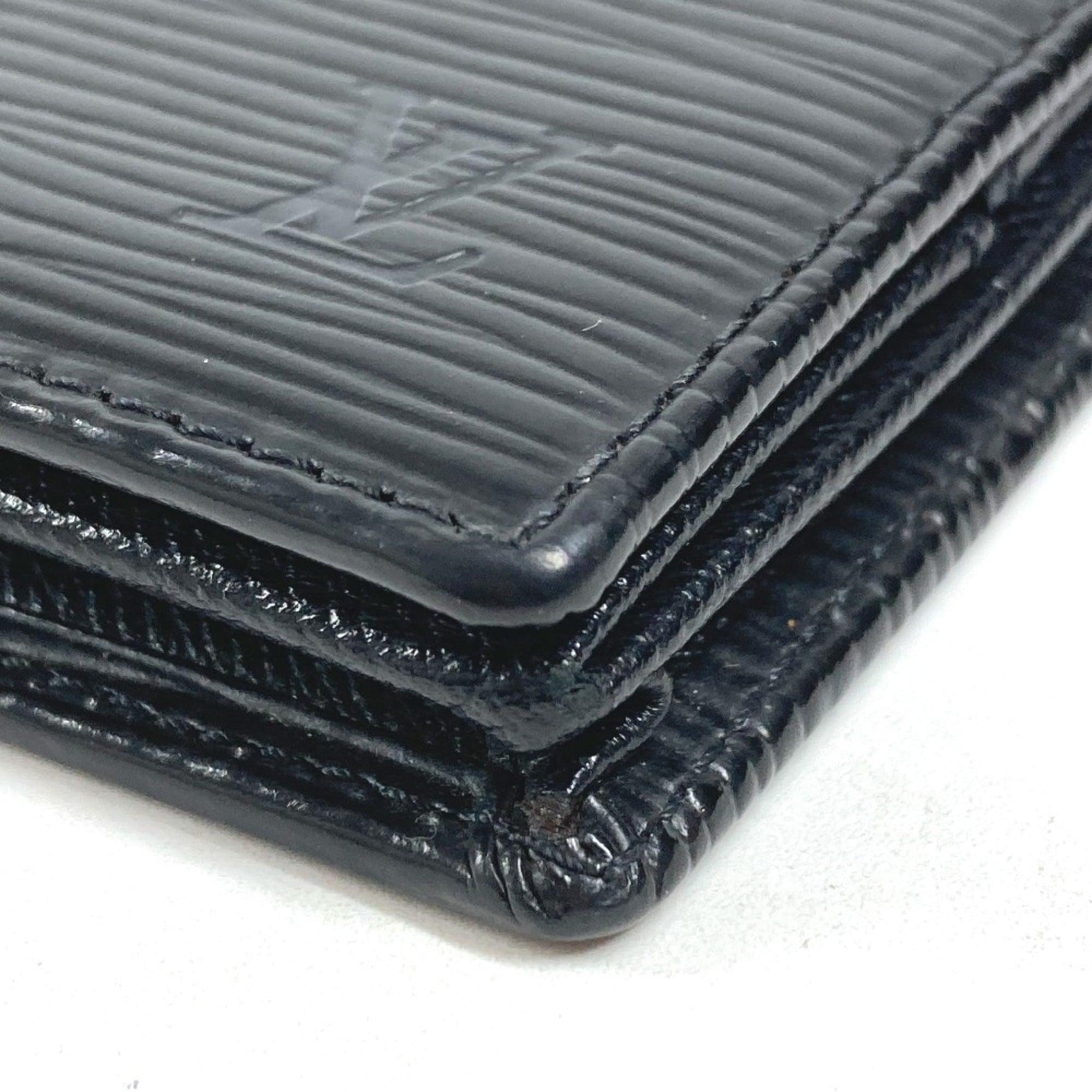 Louis Vuitton Black Noir Epi Leather Coin Purse/Coin Case (Pre-Owned)