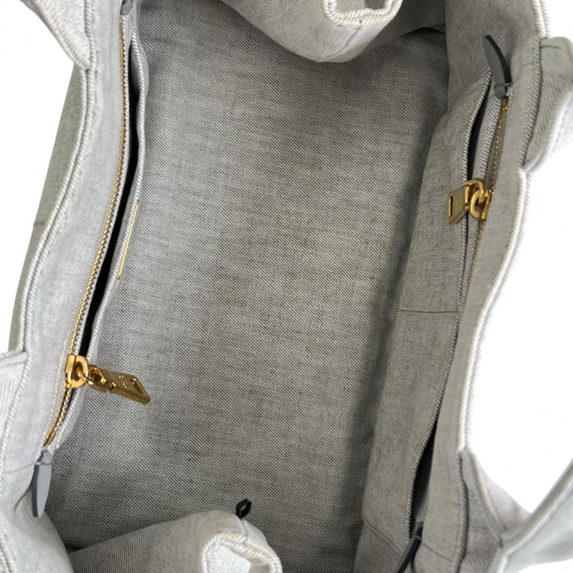 Prada Denim Tote Bag (Pre-Owned)