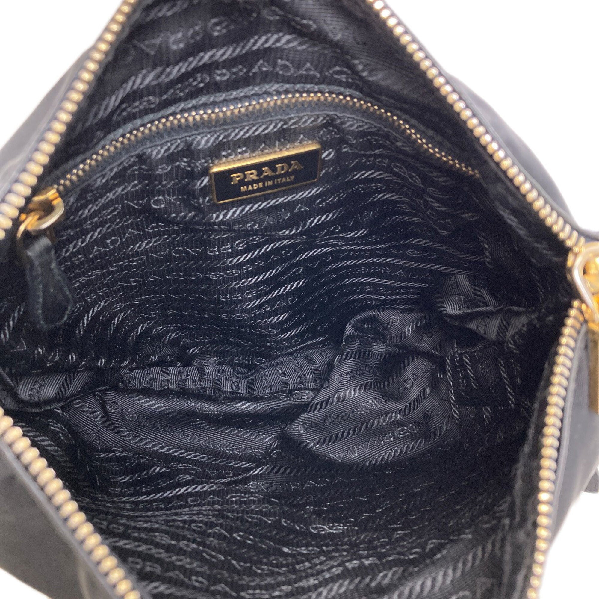 Prada Black Nylon Shoulder Bag (Pre-Owned)