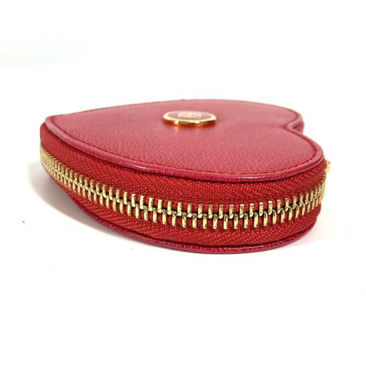 Loewe Red Color Leather Coin Purse/Coin Case (Pre-Owned)