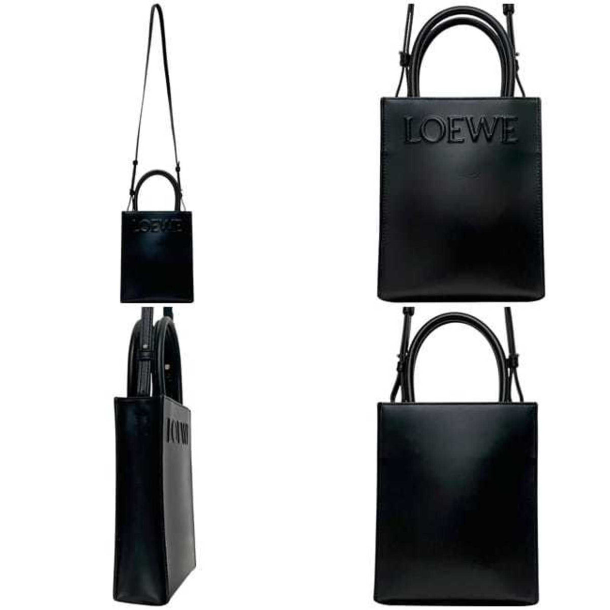 Loewe Black Leather Tote Bag (Pre-Owned)