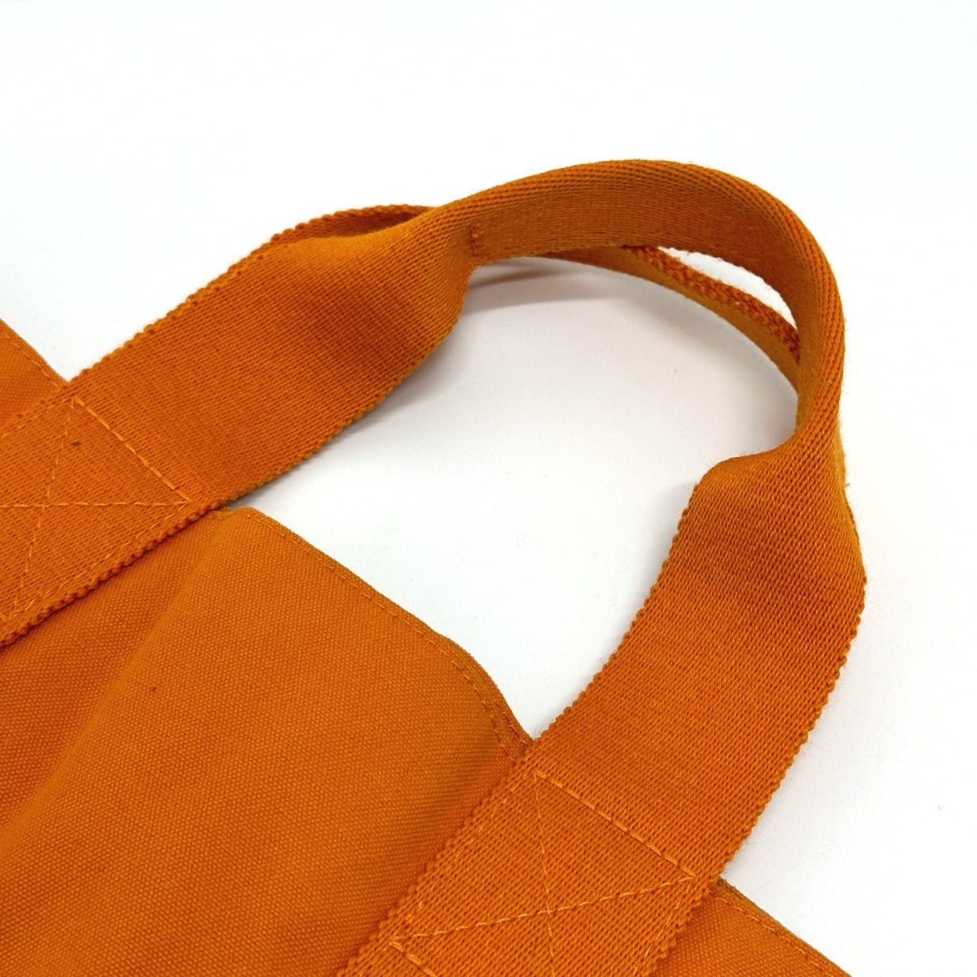 Hermes Orange Canvas Tote Bag (Pre-Owned)