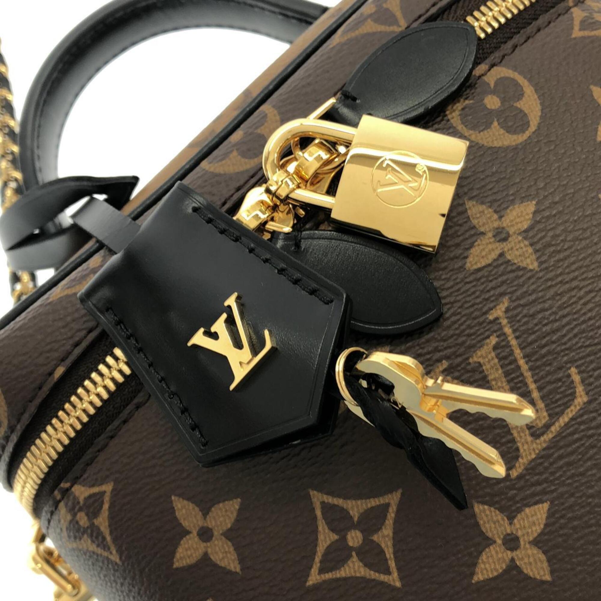Louis Vuitton Marron Coated Canvas Handbag (Pre-Owned)