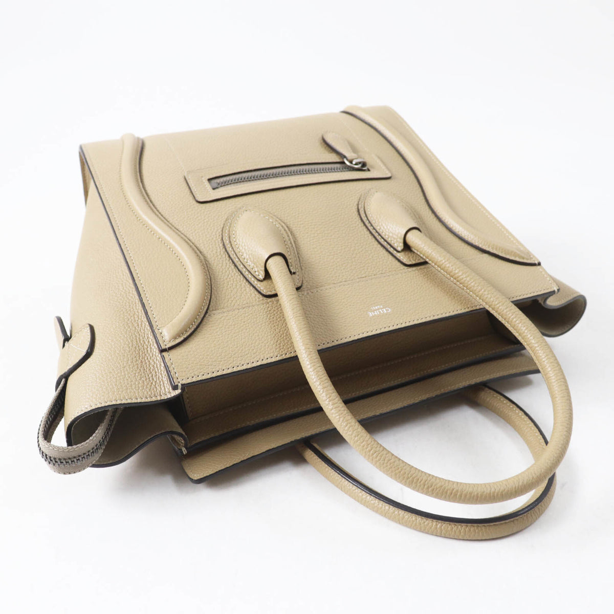 Celine Beige Leather Handbag (Pre-Owned)