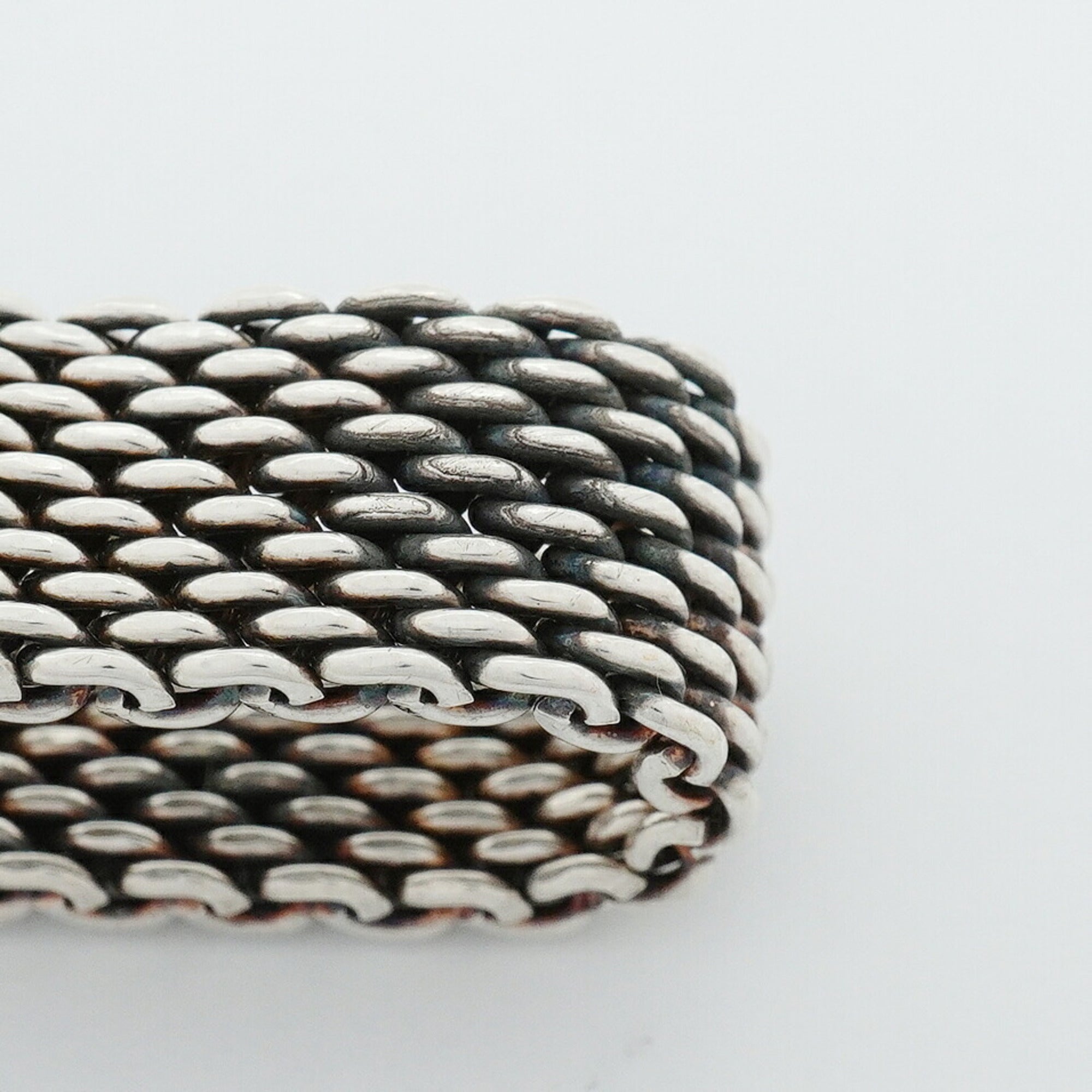 Tiffany Silver 925 Band Ring (Pre-Owned)