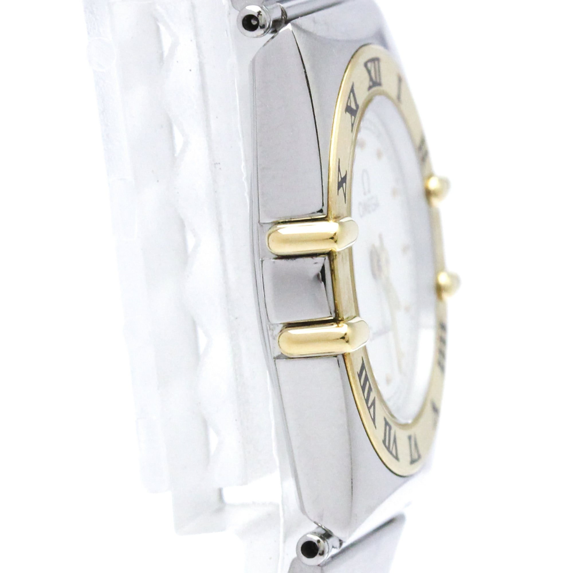 Omega Constellation Quartz Watch Stainless Steel And Yellow Gold Watch (Pre-Owned)