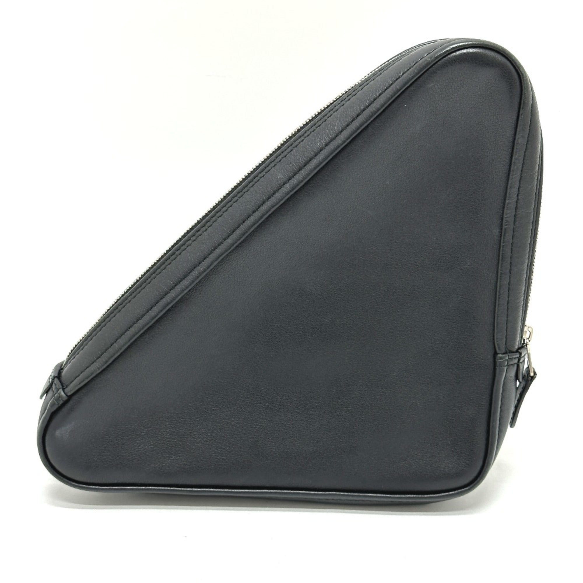 Balenciaga Black Leather Pouch (Pre-Owned)