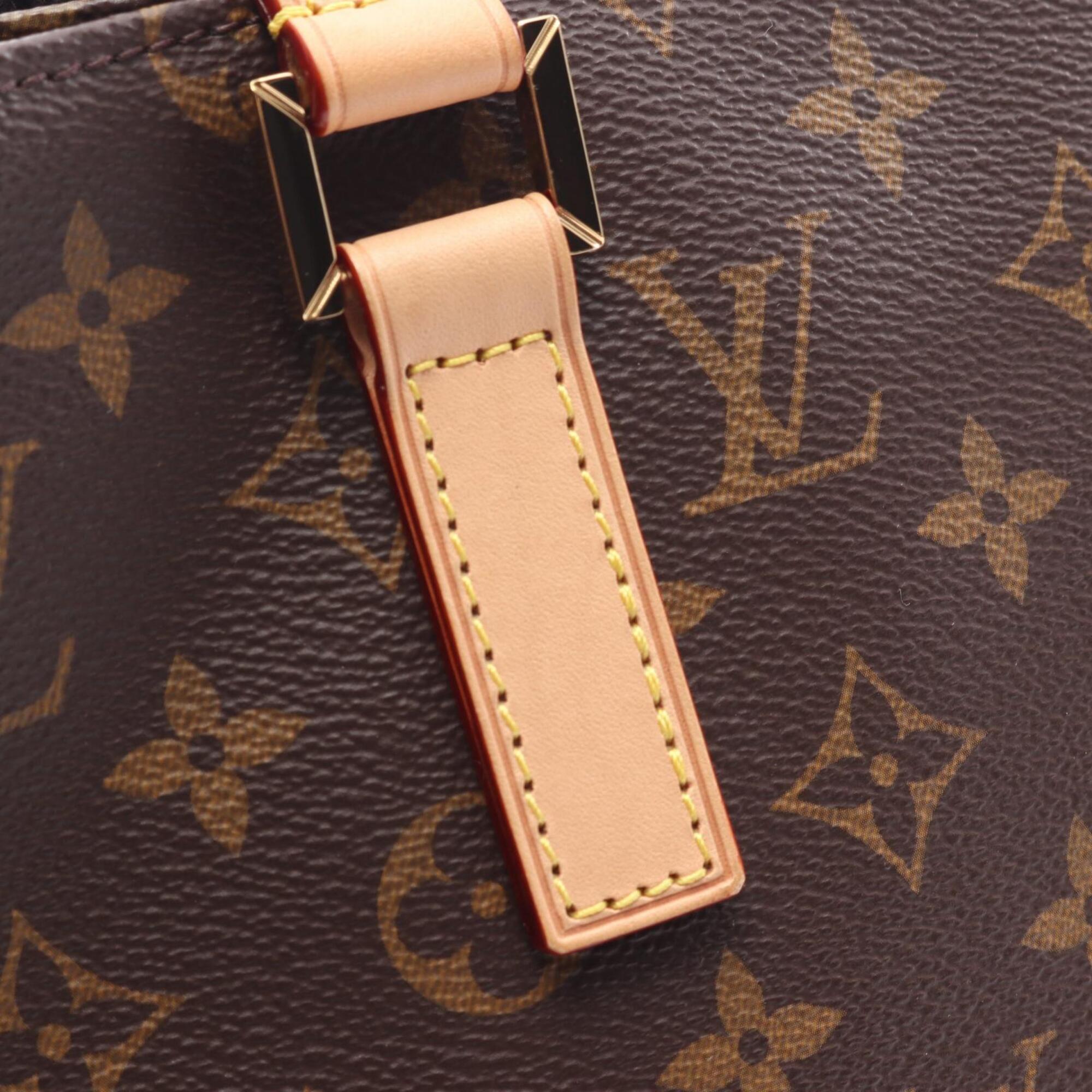 Louis Vuitton Brown Monogram Coated Canvas Handbag Tote Bag (Pre-Owned)