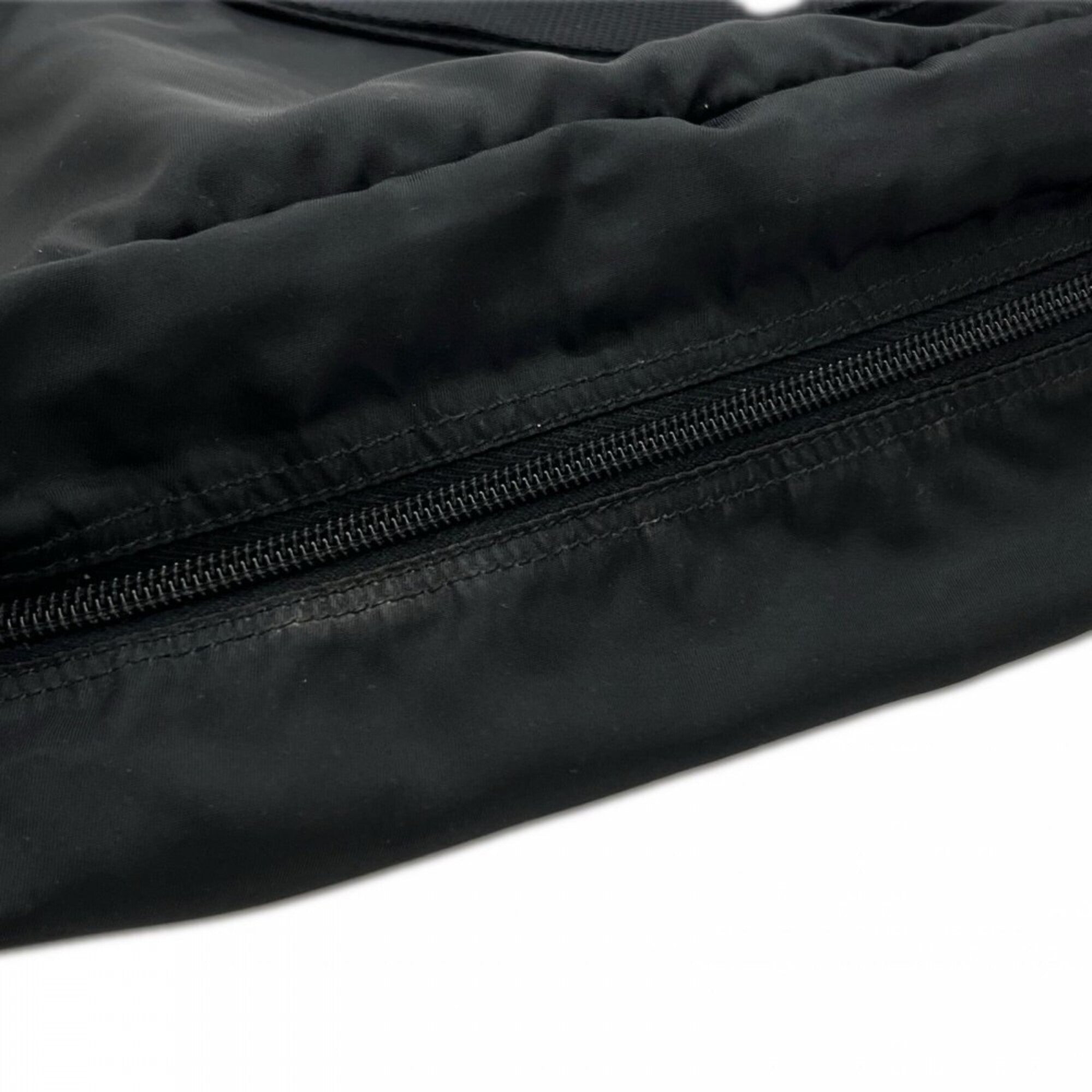 Prada Black Nylon Shoulder Bag (Pre-Owned)