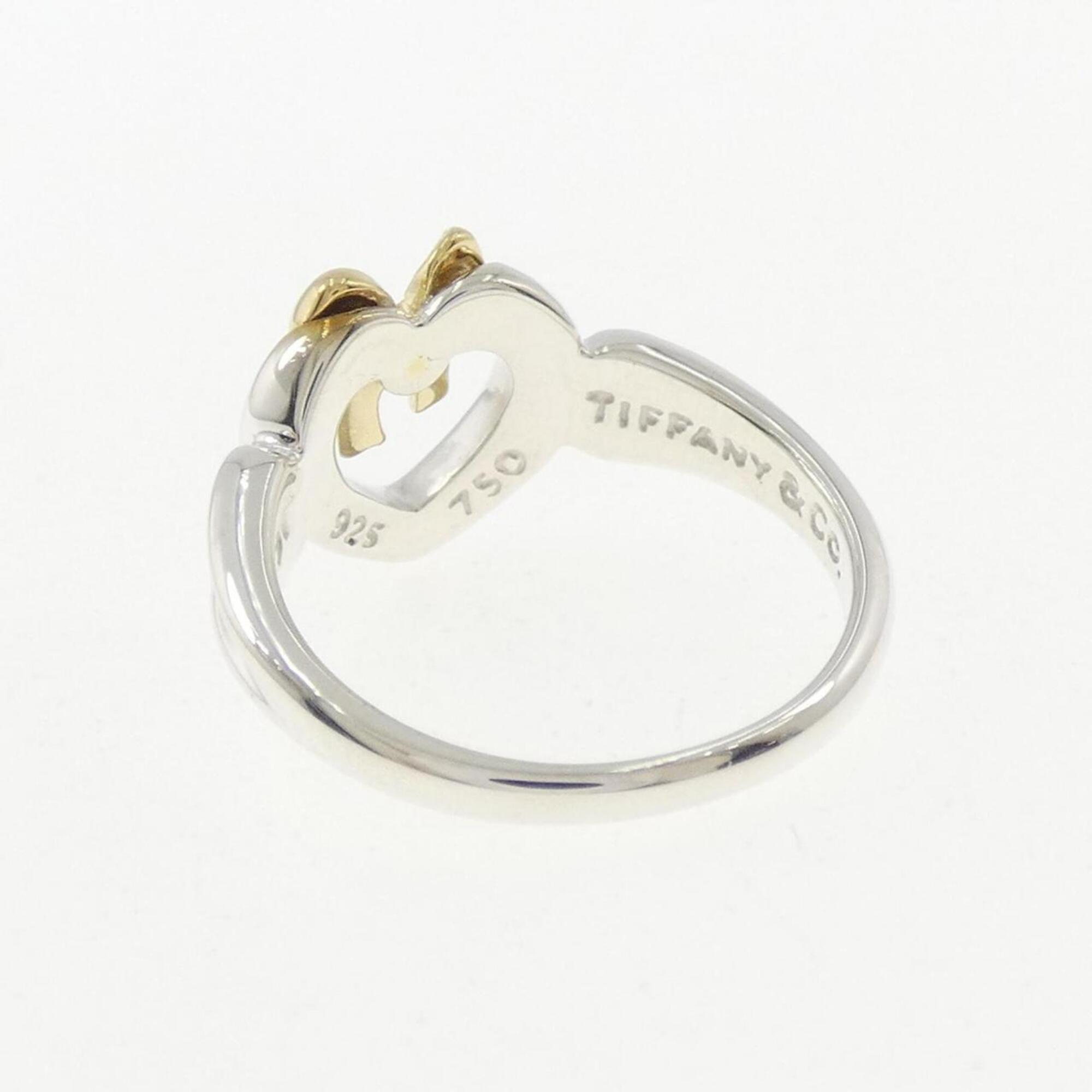 Tiffany Yellow Gold (18K) Silver 925 Band Ring (Pre-Owned)