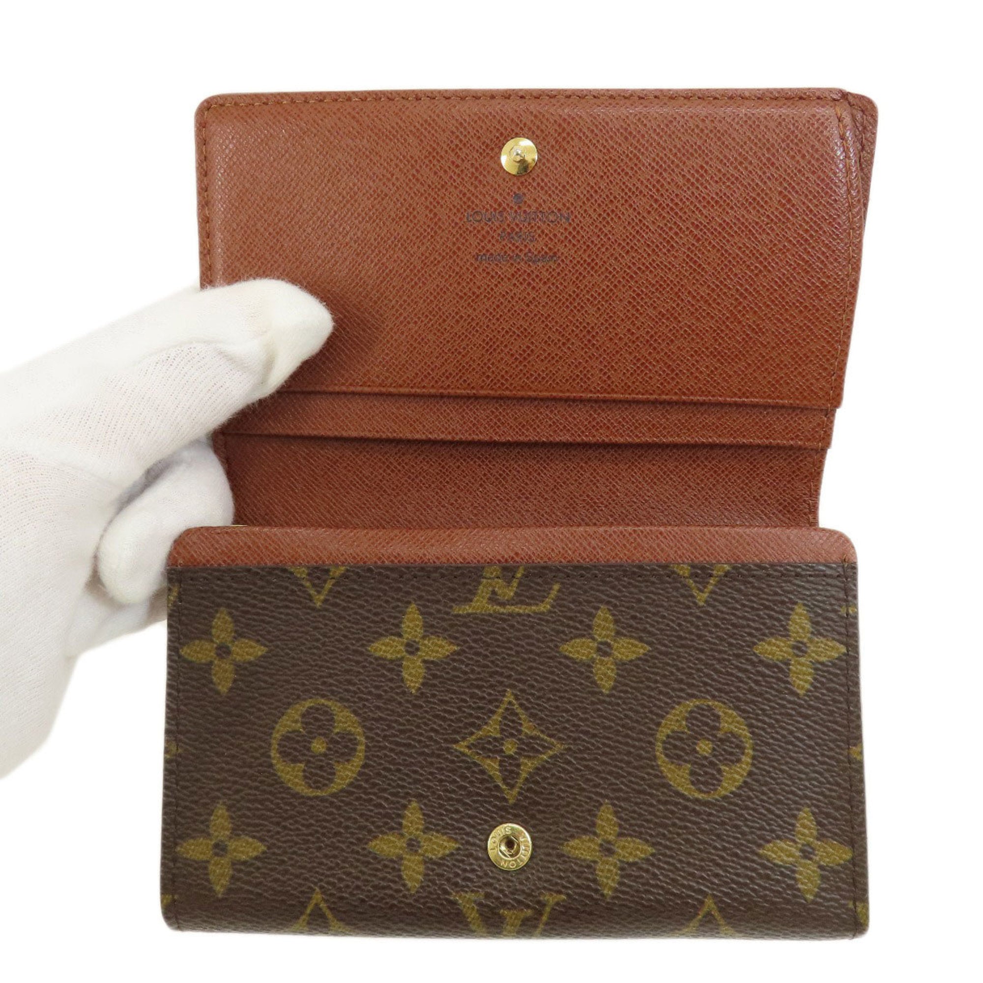 Louis Vuitton Brown Monogram Monogram Wallet (Bi-Fold) (Pre-Owned)
