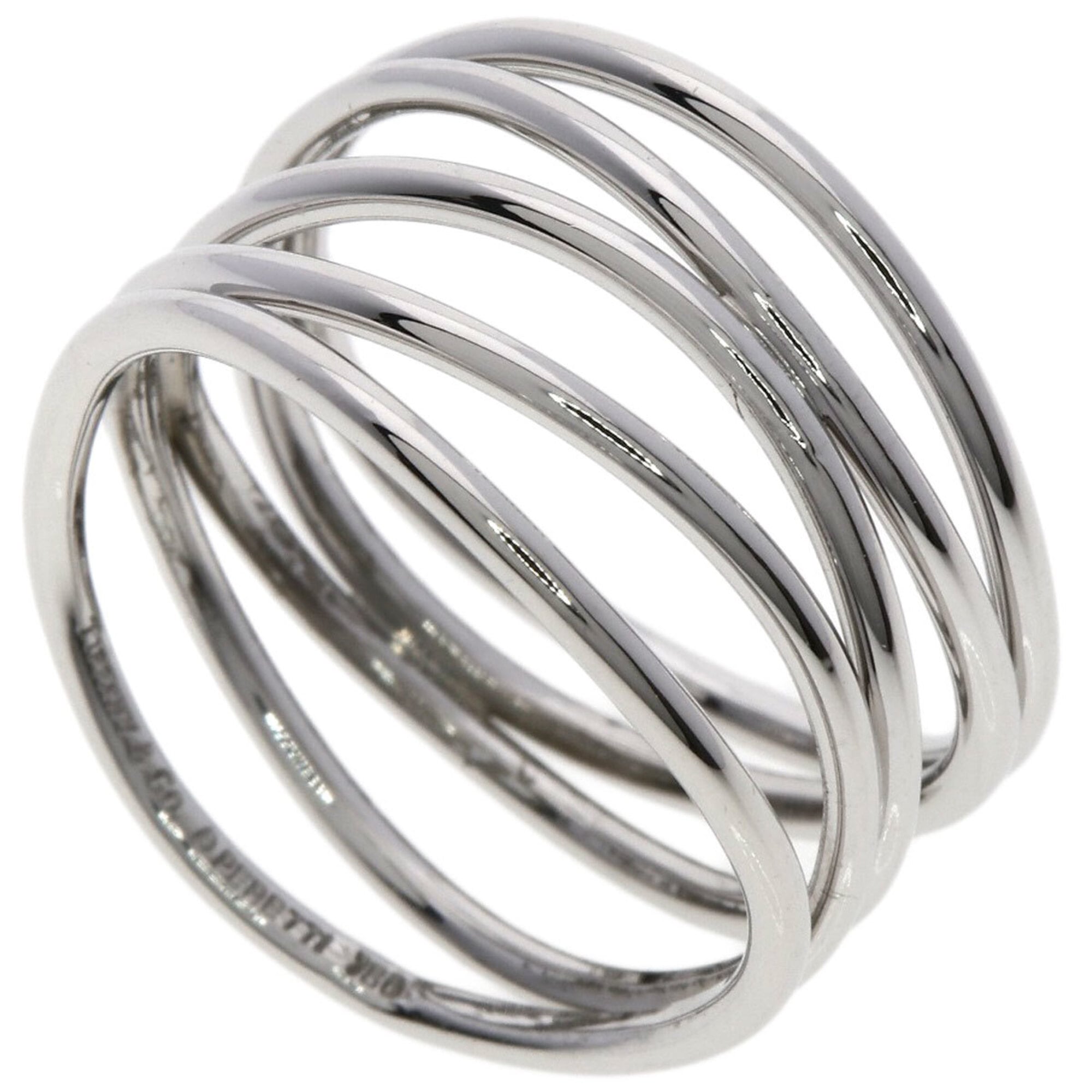 Tiffany White Gold (18K) Band Ring (Pre-Owned)