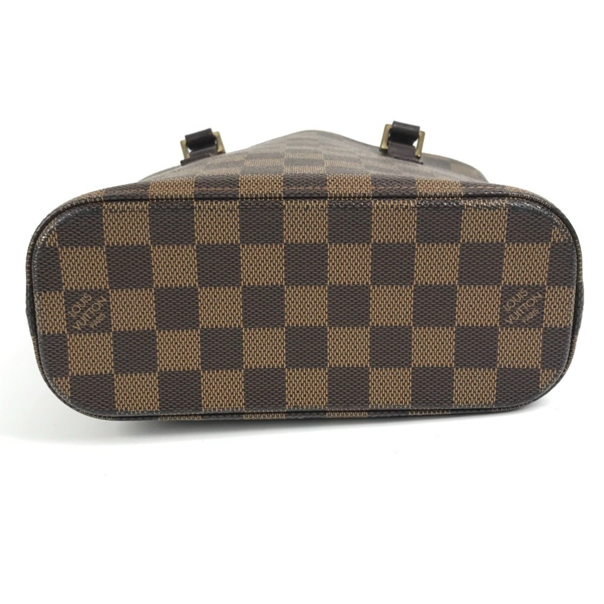 Louis Vuitton Brown Damier Canvas Ebene Damier Canvas Handbag Tote Bag (Pre-Owned)