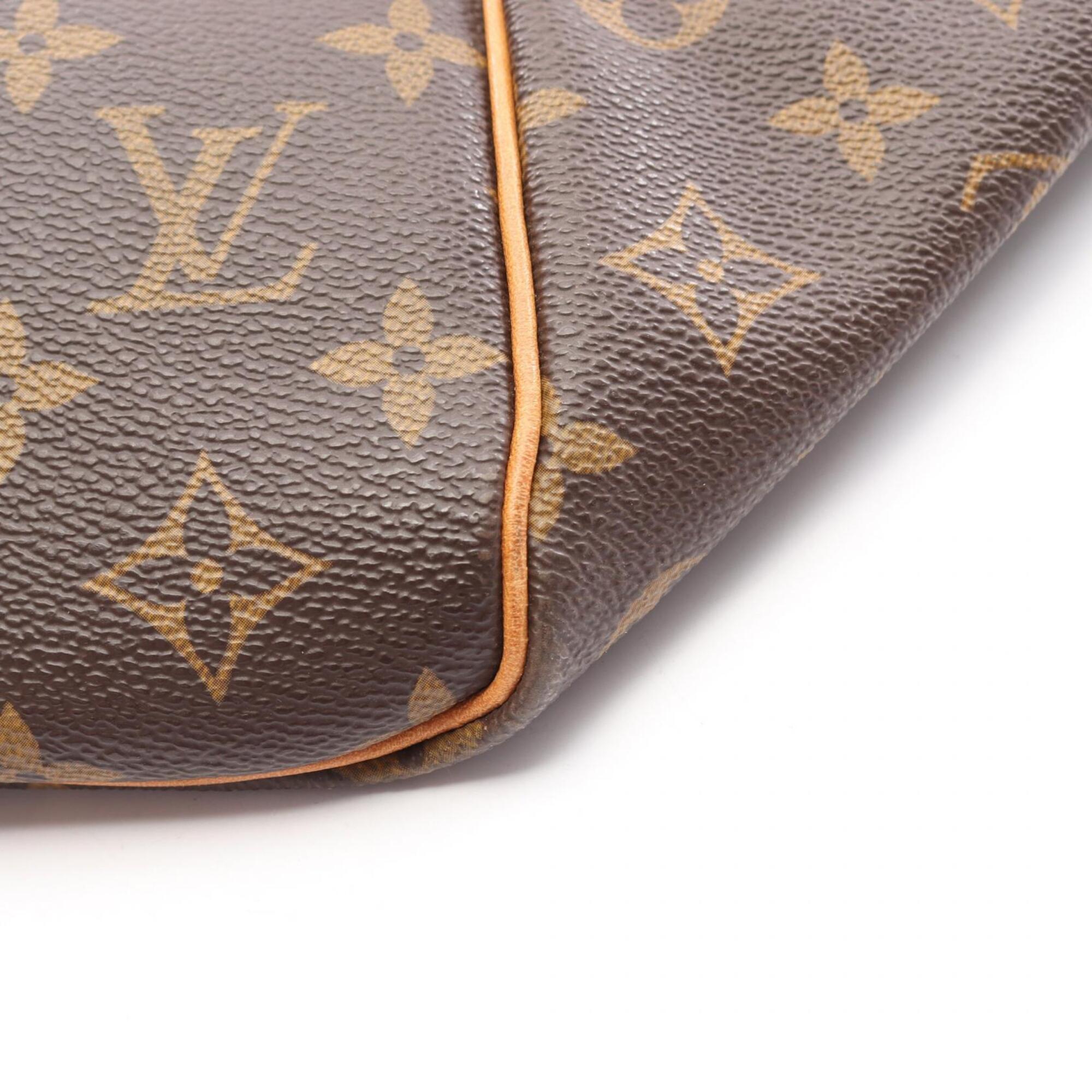 Louis Vuitton Brown Coated Canvas Pvc Monogram Leather Boston Bag Handbag (Pre-Owned)