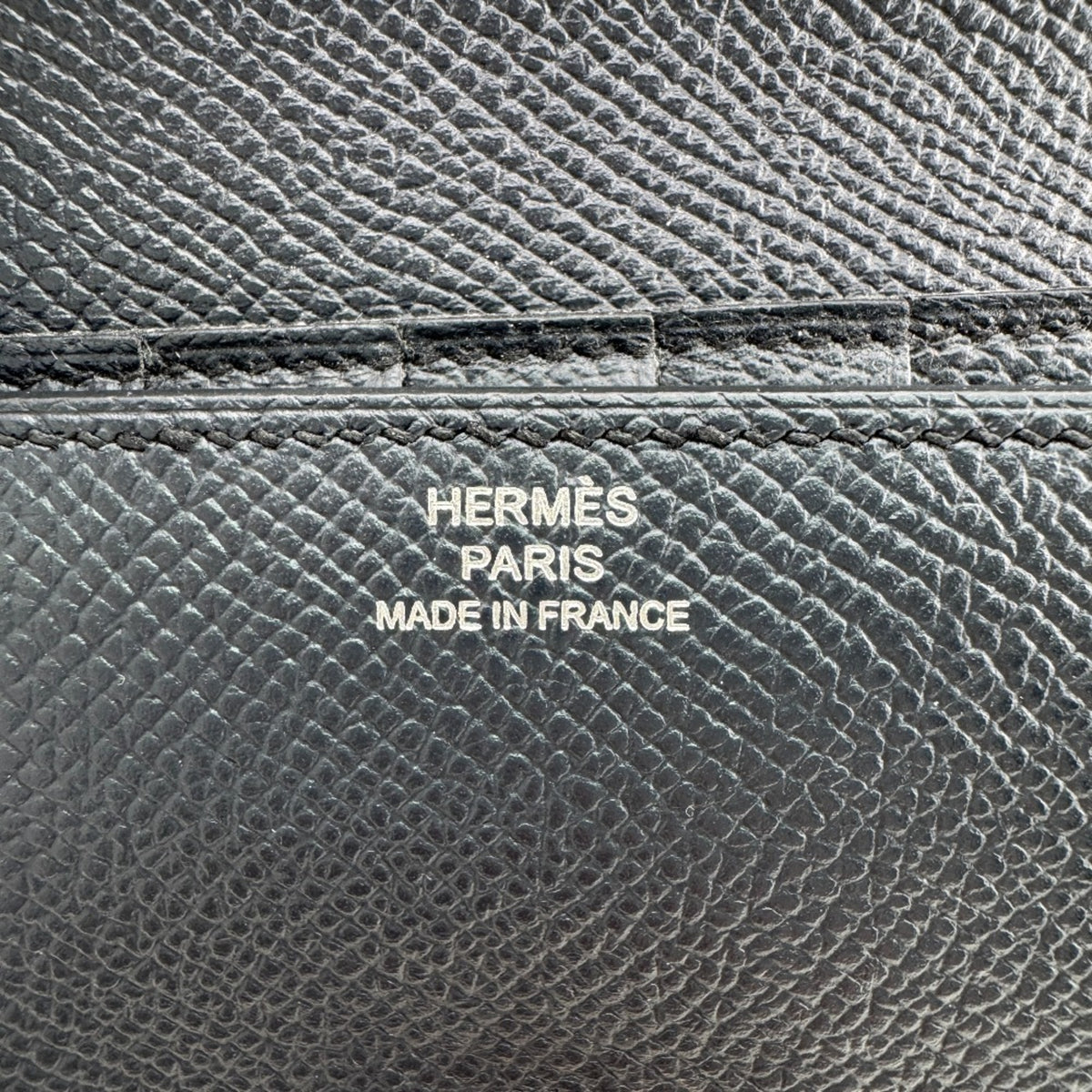 Hermes Blue Indigo Epsom Leather Wallet (Tri-Fold) (Pre-Owned)