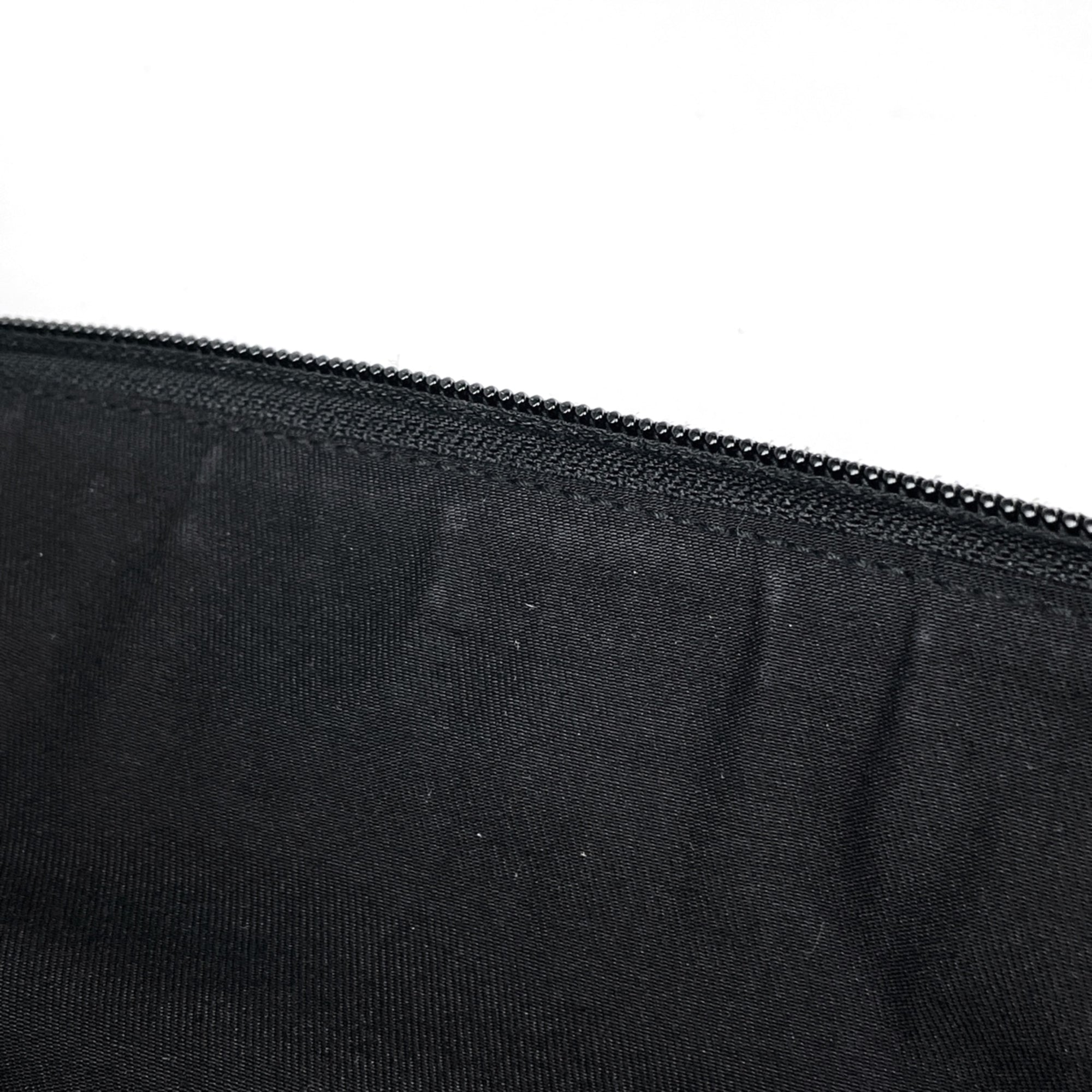 Gucci Black Nylon Leather Shoulder Bag (Pre-Owned)
