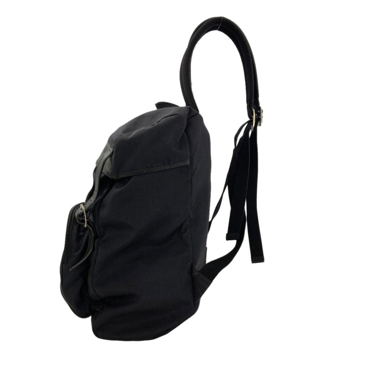 Saint Laurent Black Canvas Backpack (Pre-Owned)