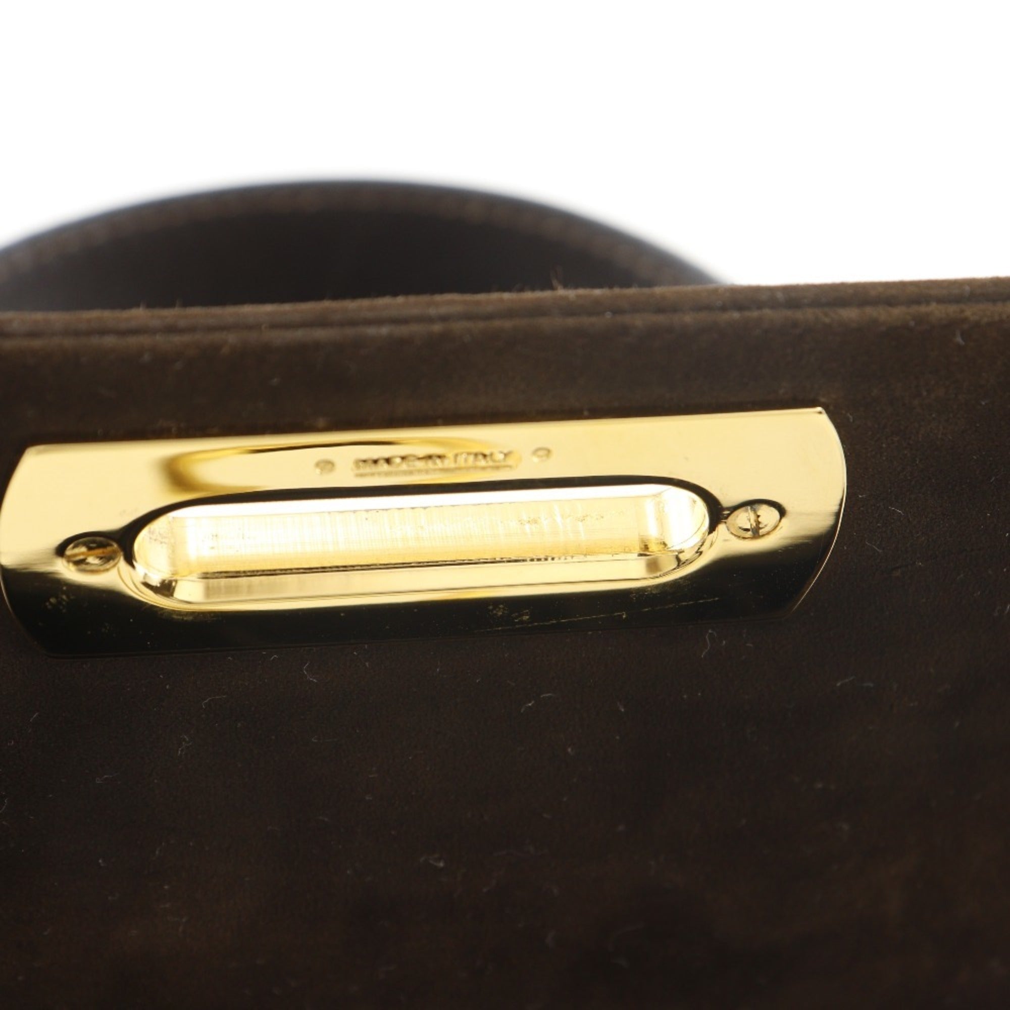 Salvatore Ferragamo Brown Suede Handbag (Pre-Owned)