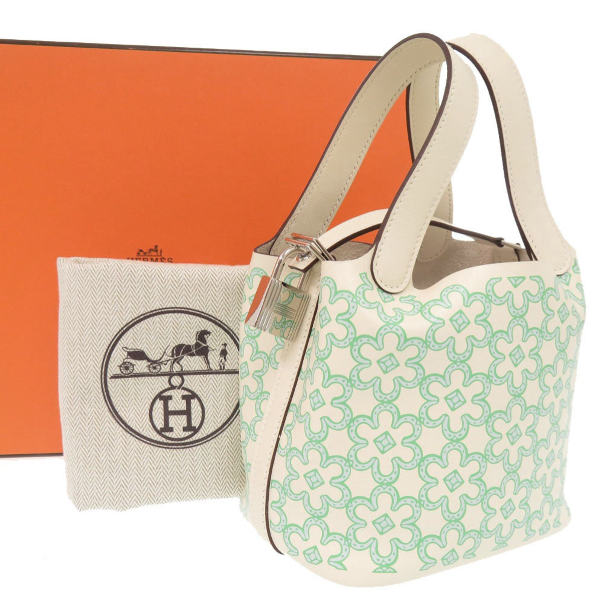 Hermes Vert Swift Leather Handbag (Pre-Owned)