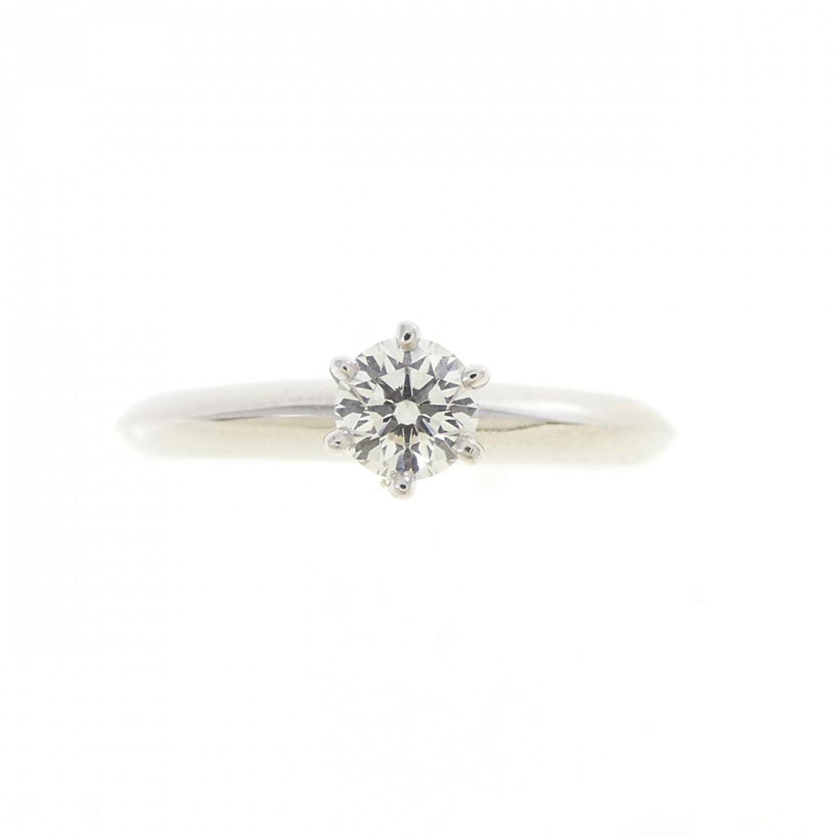 Tiffany Platinum Platinum 950 Band Ring (Pre-Owned)