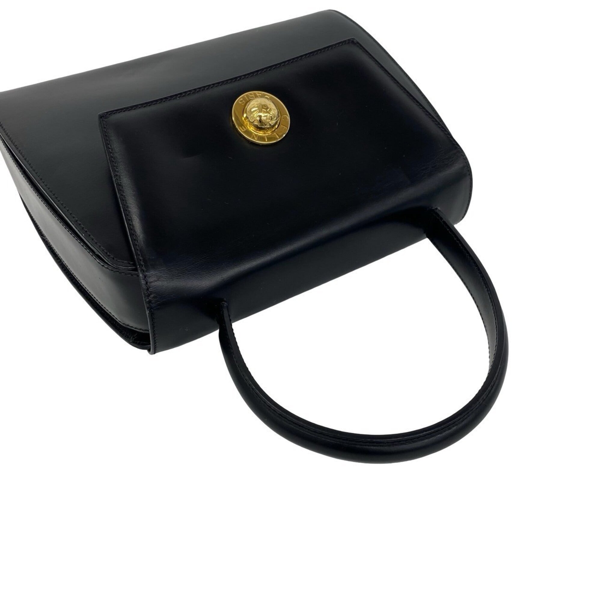 Celine Black Leather Handbag Shoulder Bag (Pre-Owned)
