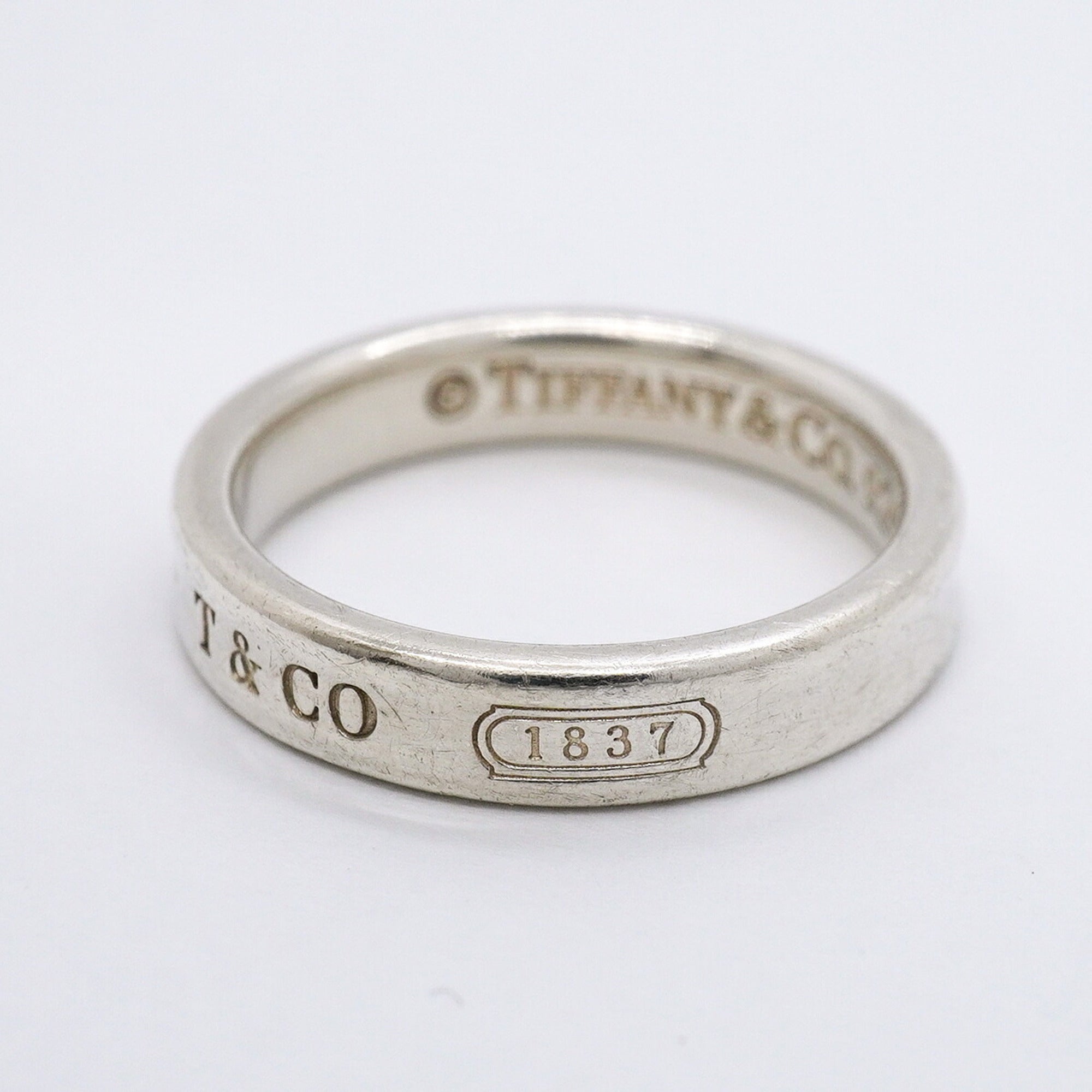Tiffany Silver 925 Band Ring (Pre-Owned)