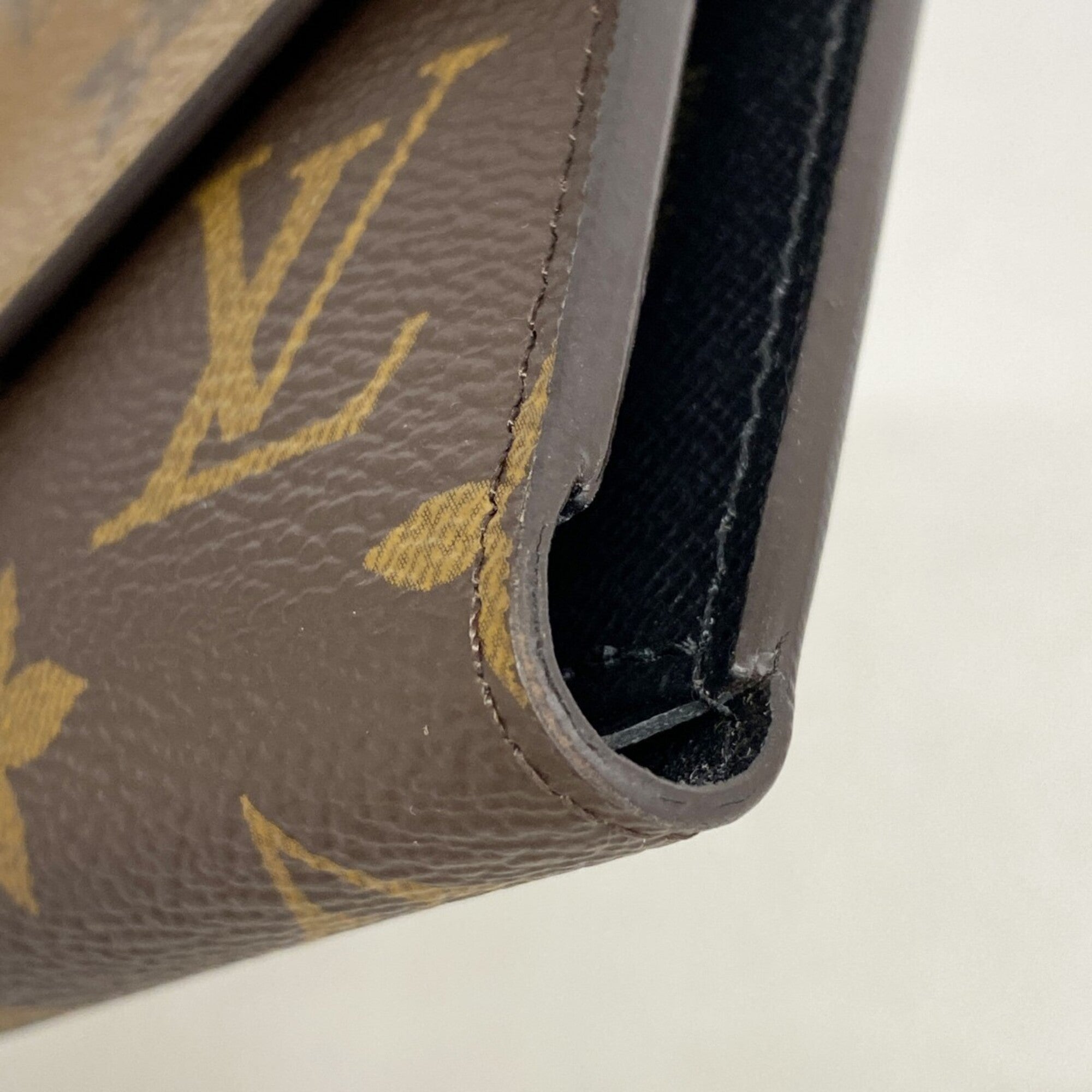 Louis Vuitton Brown Wallet (Tri-Fold) (Pre-Owned)