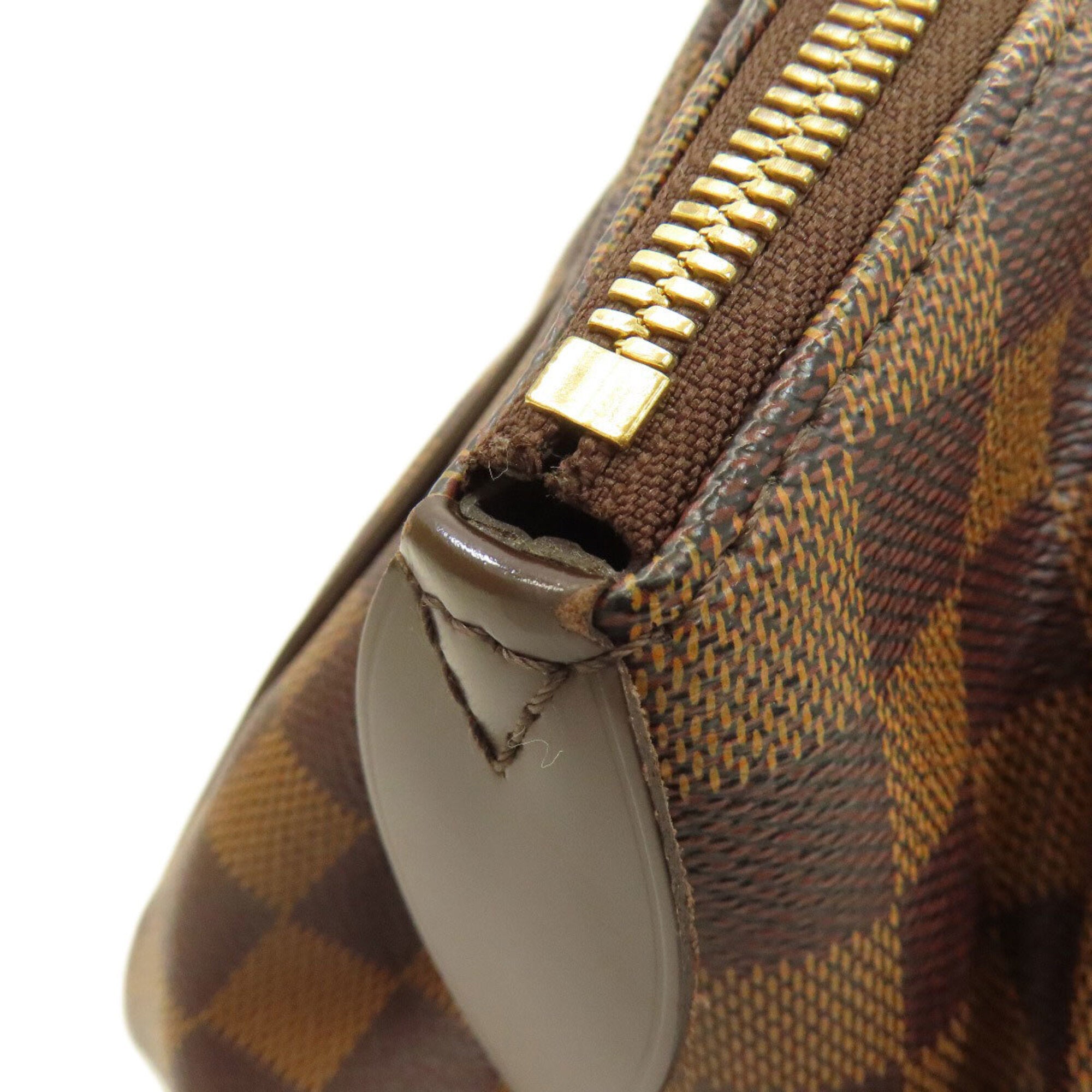 Louis Vuitton Brown Damier Canvas Ebene Damier Canvas Handbag (Pre-Owned)