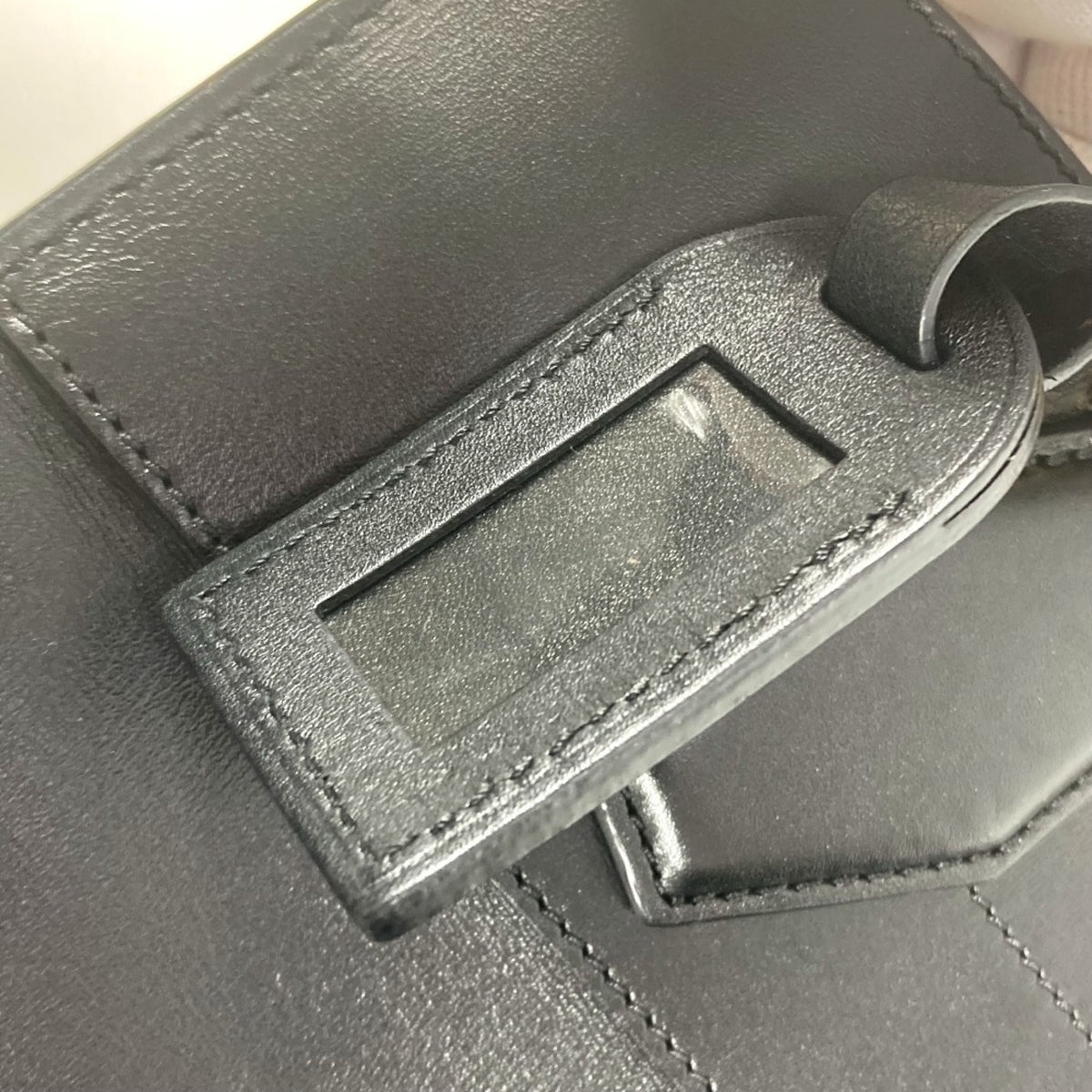 Louis Vuitton Black Noir Leather Handbag (Pre-Owned)