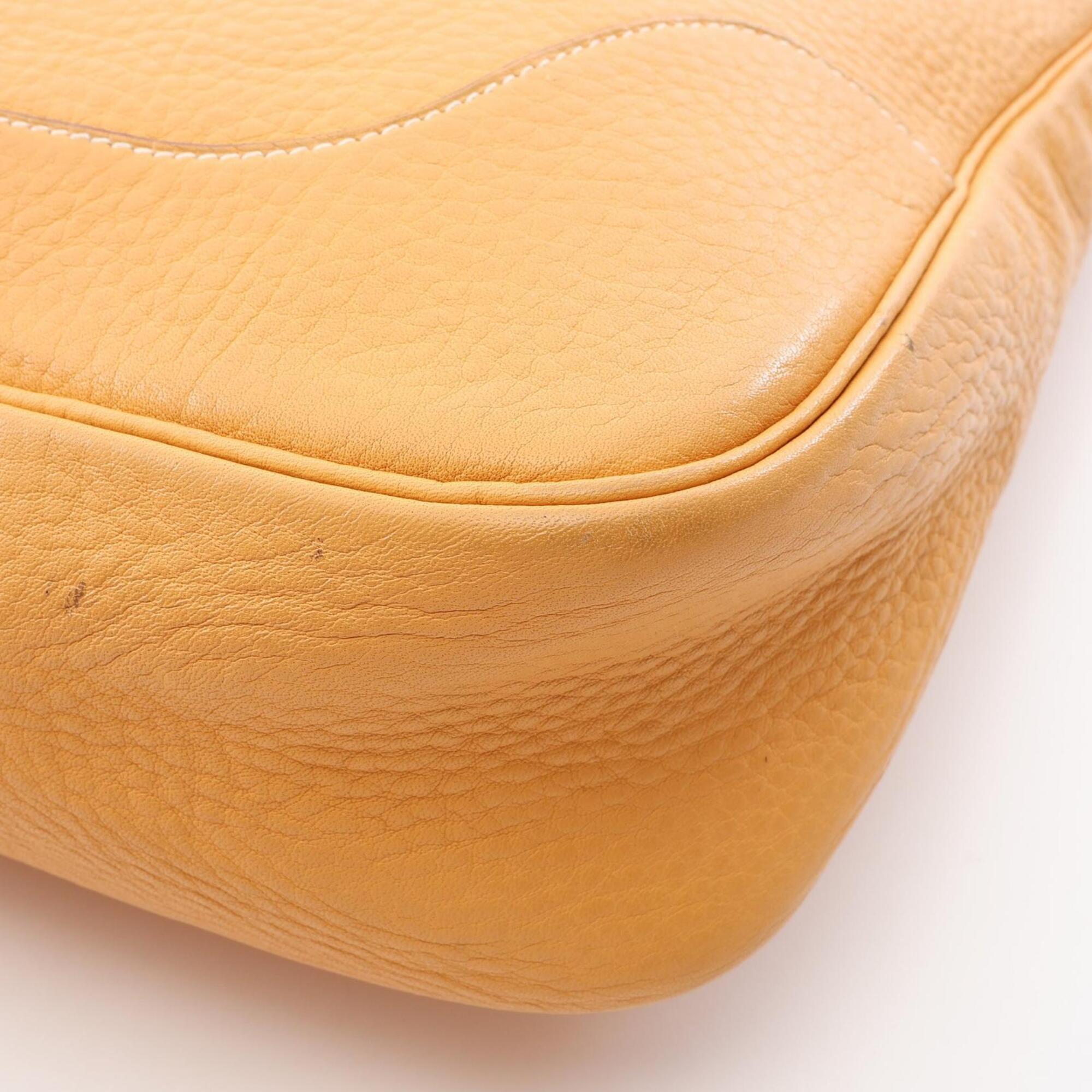 Hermes Brown Saffron Taurillon Clemence Leather Shoulder Bag (Pre-Owned)