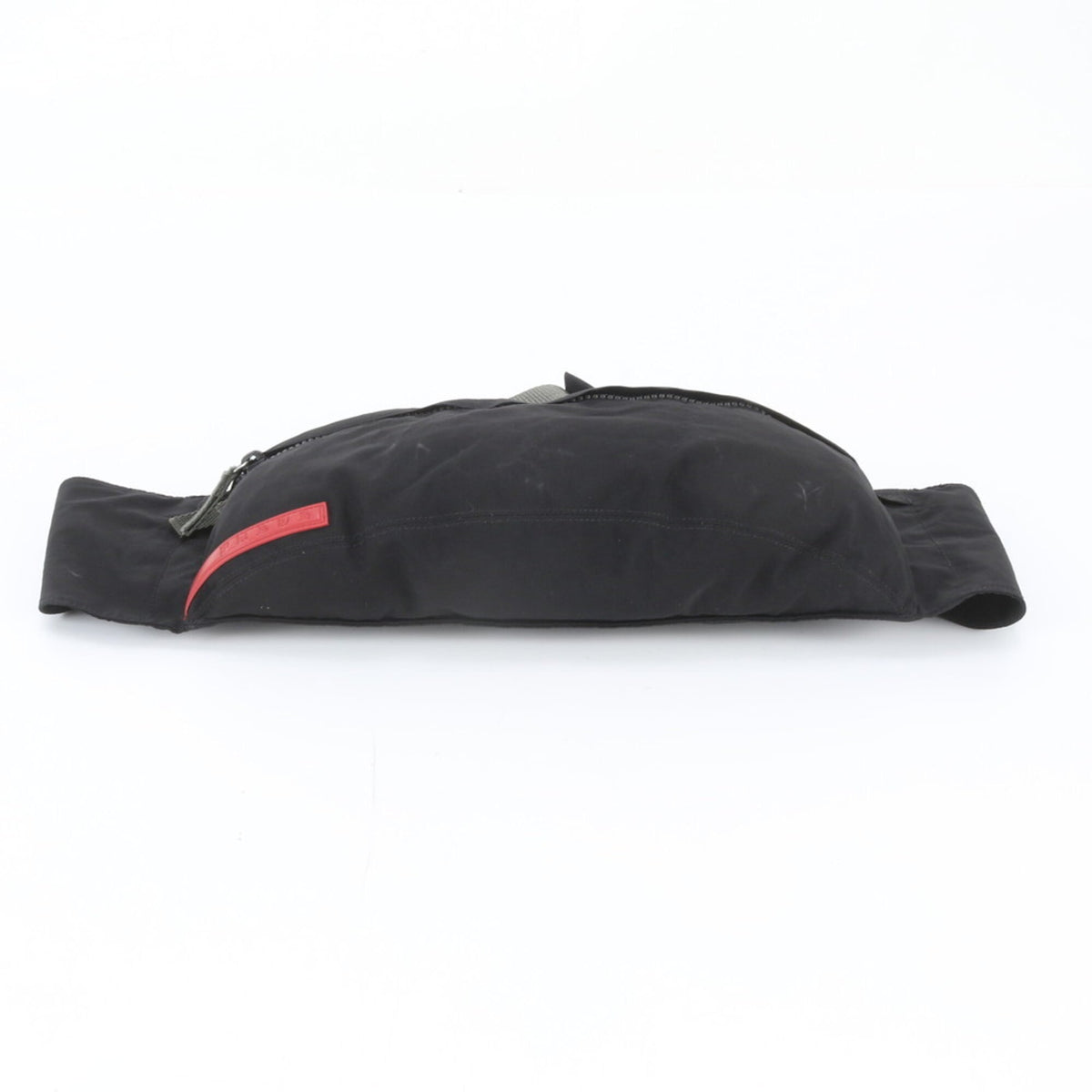 Pradasports Black Leather Nylon Sling Bag (Pre-Owned)