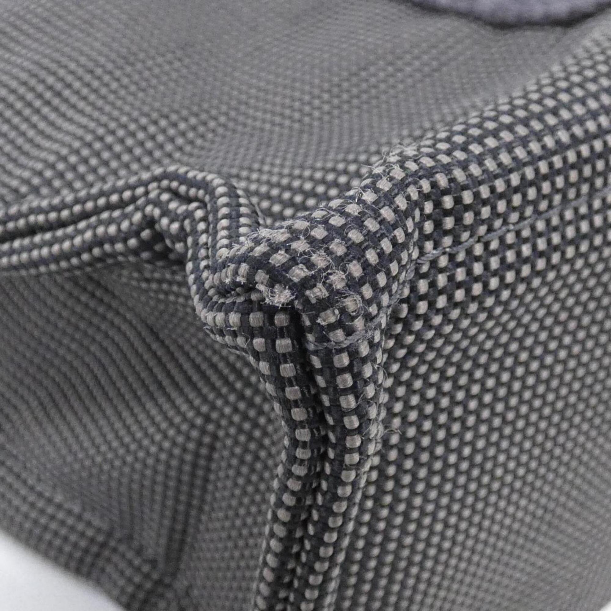 Hermes Black Canvas Handbag (Pre-Owned)