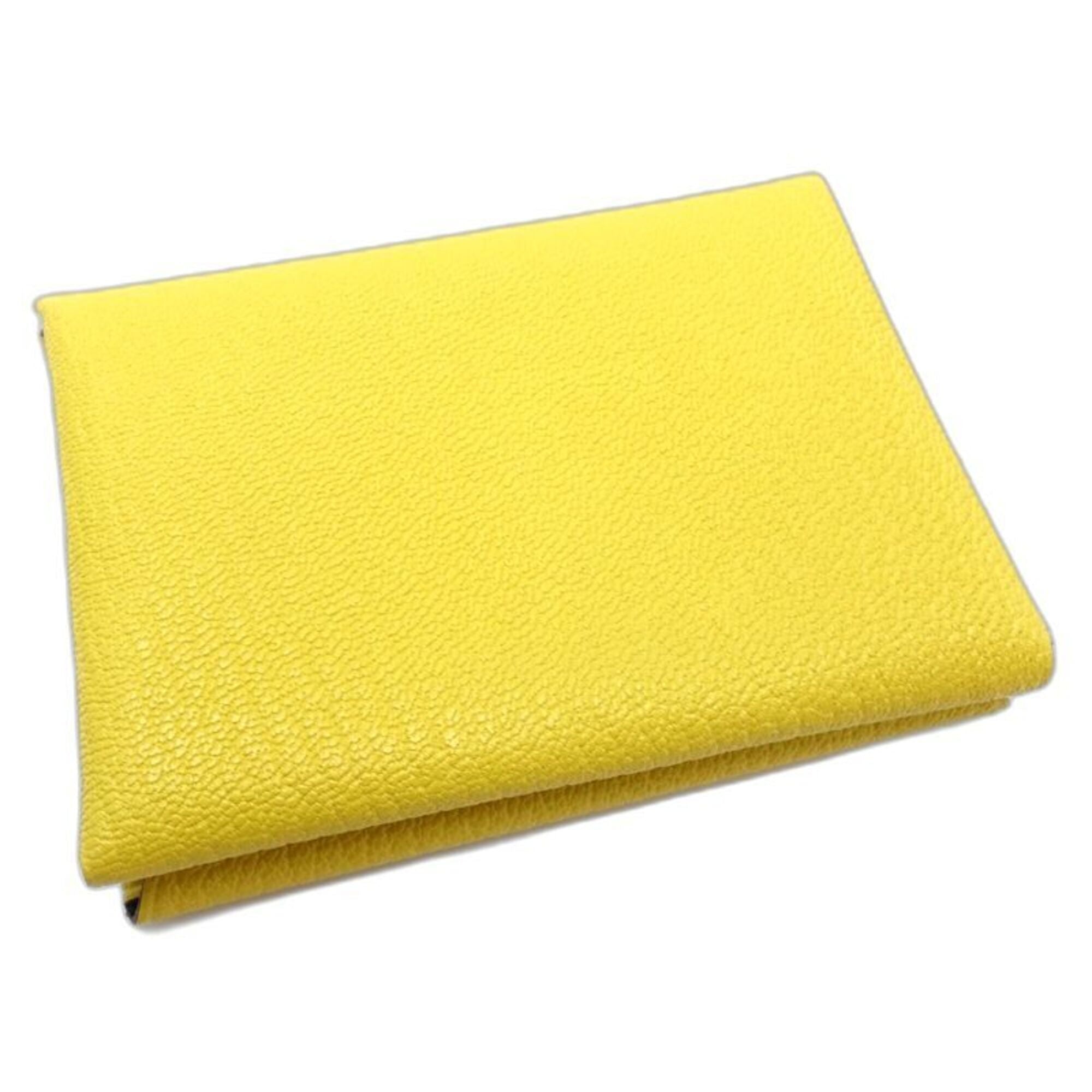 Hermes Jaune Yellow Epsom Leather Coin Purse/Coin Case (Pre-Owned)