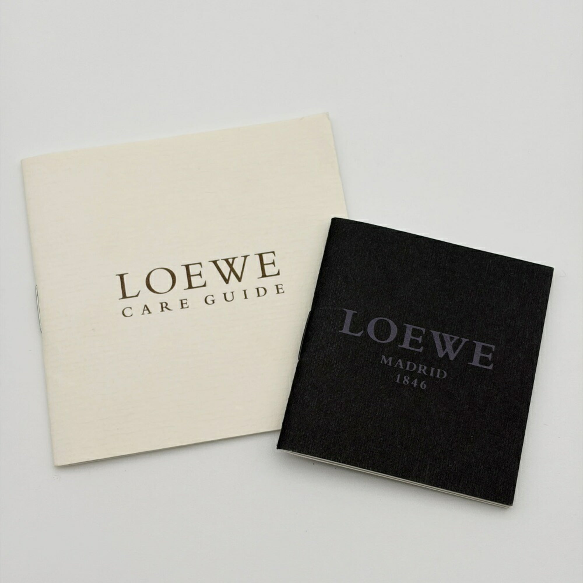Loewe Gray Khaki Leather Pvc Handbag Tote Bag (Pre-Owned)