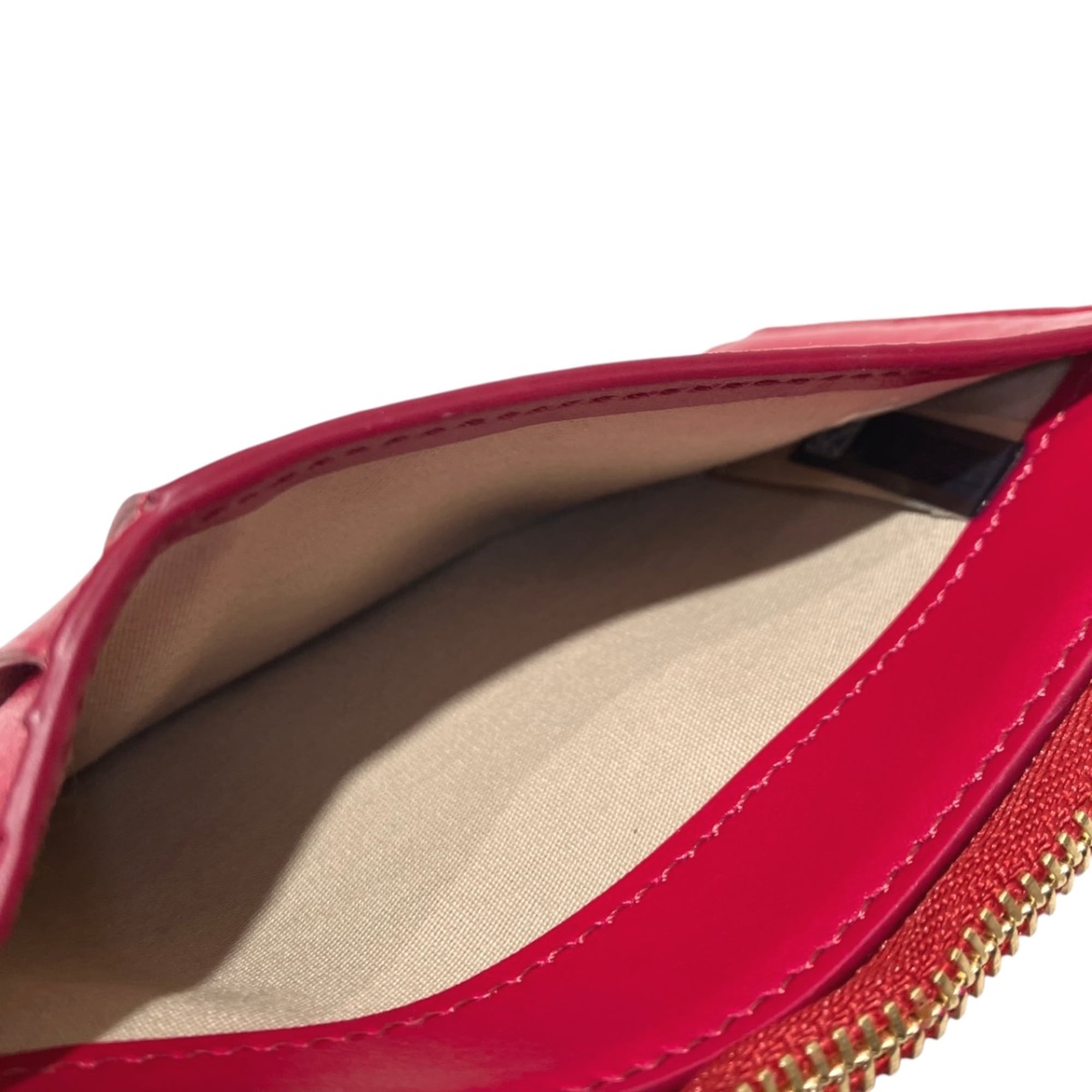 Chloé Red Color Leather Coin Purse/Coin Case (Pre-Owned)