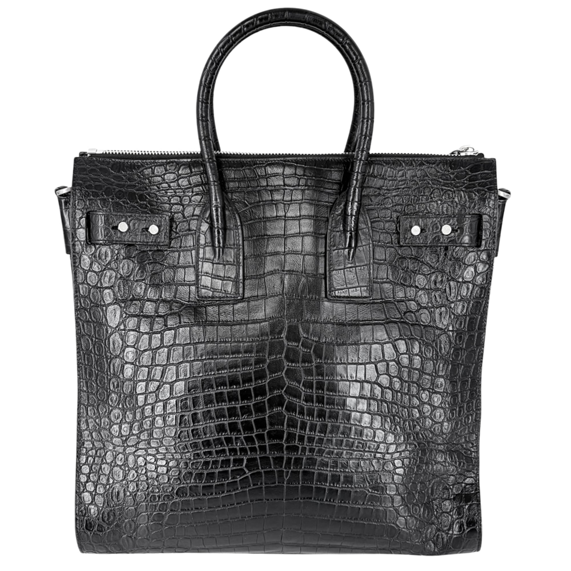 Saint Laurent Black Leather Handbag Shoulder Bag (Pre-Owned)