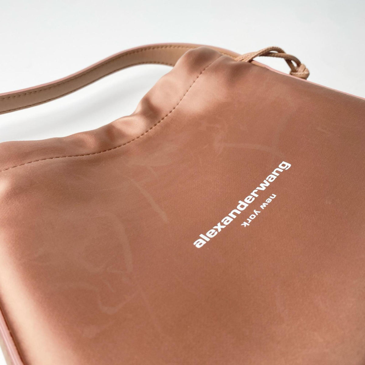 Alexander Wang Pink Satin Handbag Shoulder Bag (Pre-Owned)