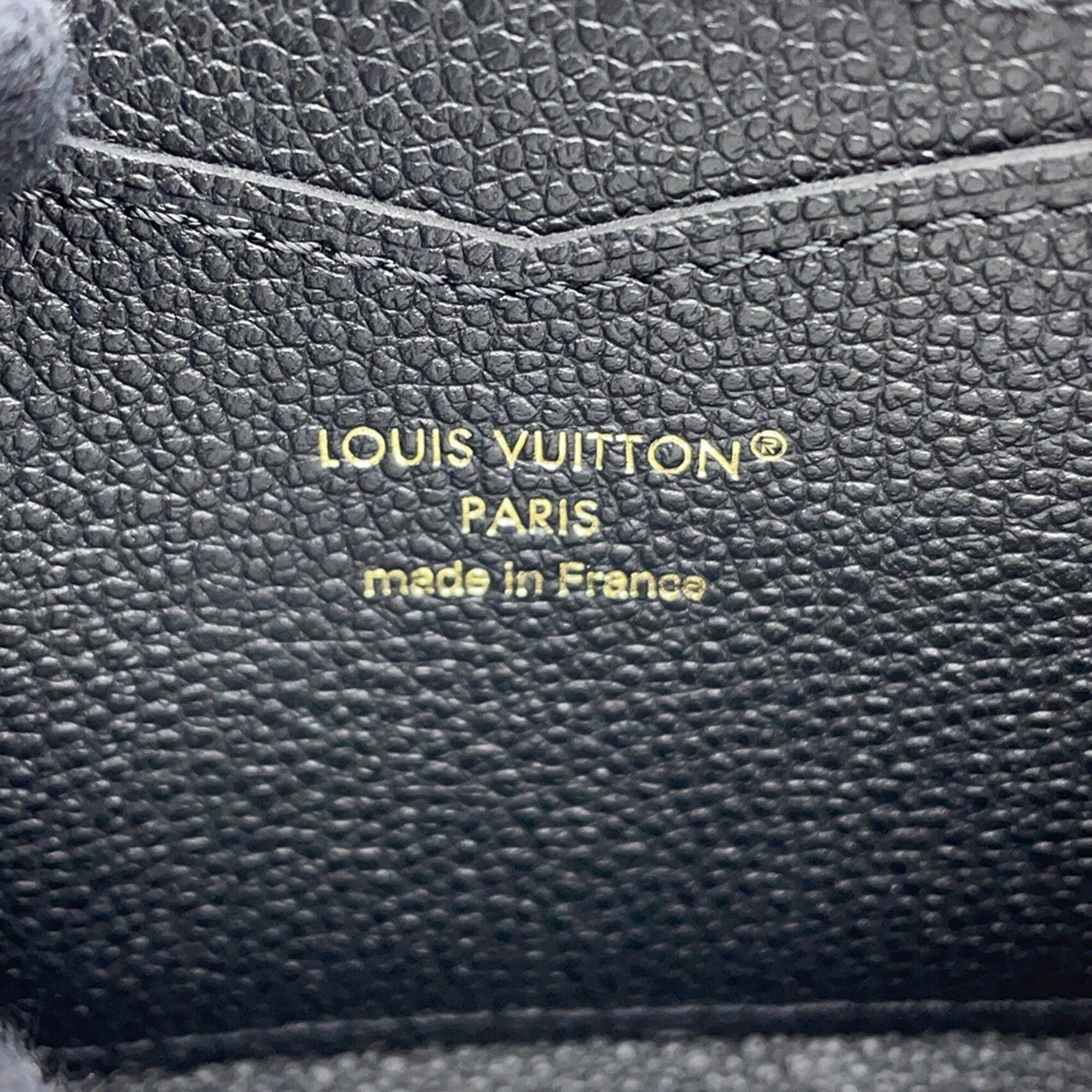 Louis Vuitton Monogram Empreinte Black Noir Monogram Empreinte Coin Purse/Coin Case (Pre-Owned)