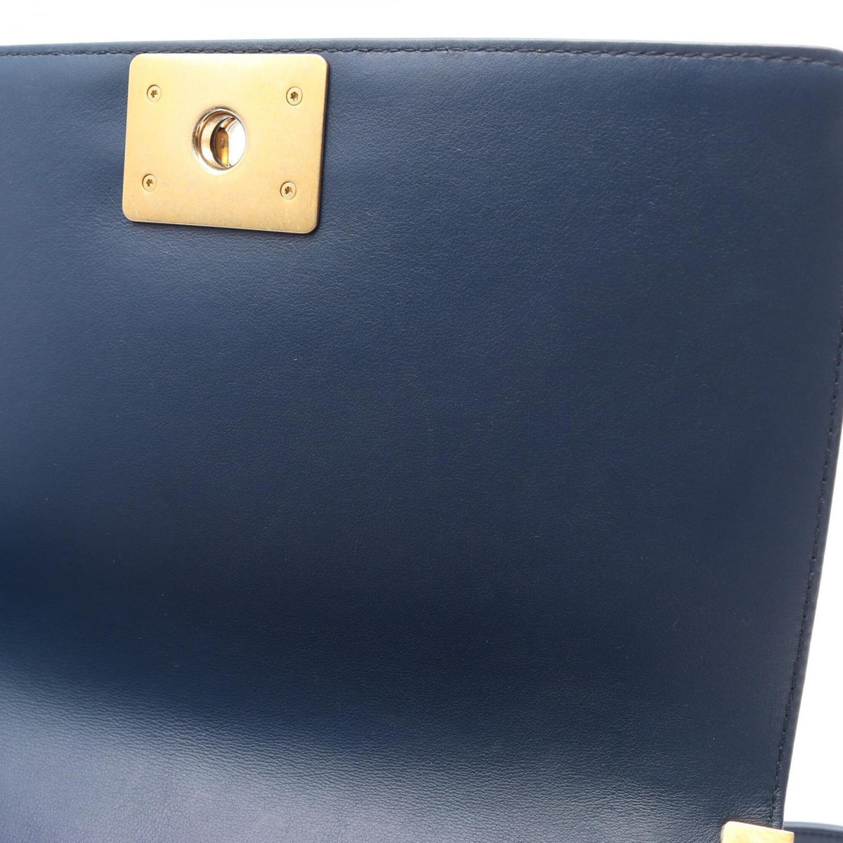 Chanel Blue Multi-Color Leather Handbag Shoulder Bag (Pre-Owned)