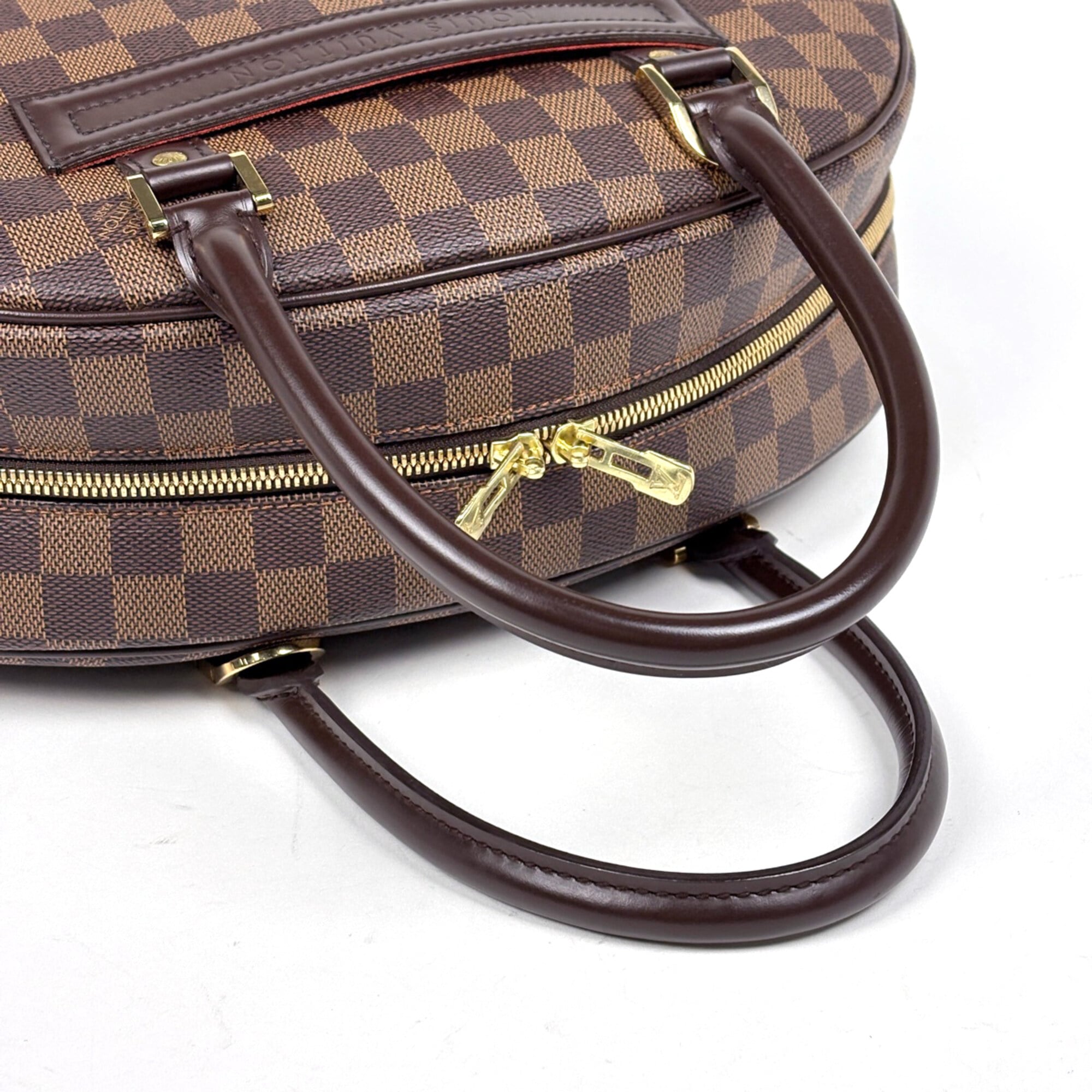 Louis Vuitton Damier Brown Damier Canvas Boston Bag (Pre-Owned)