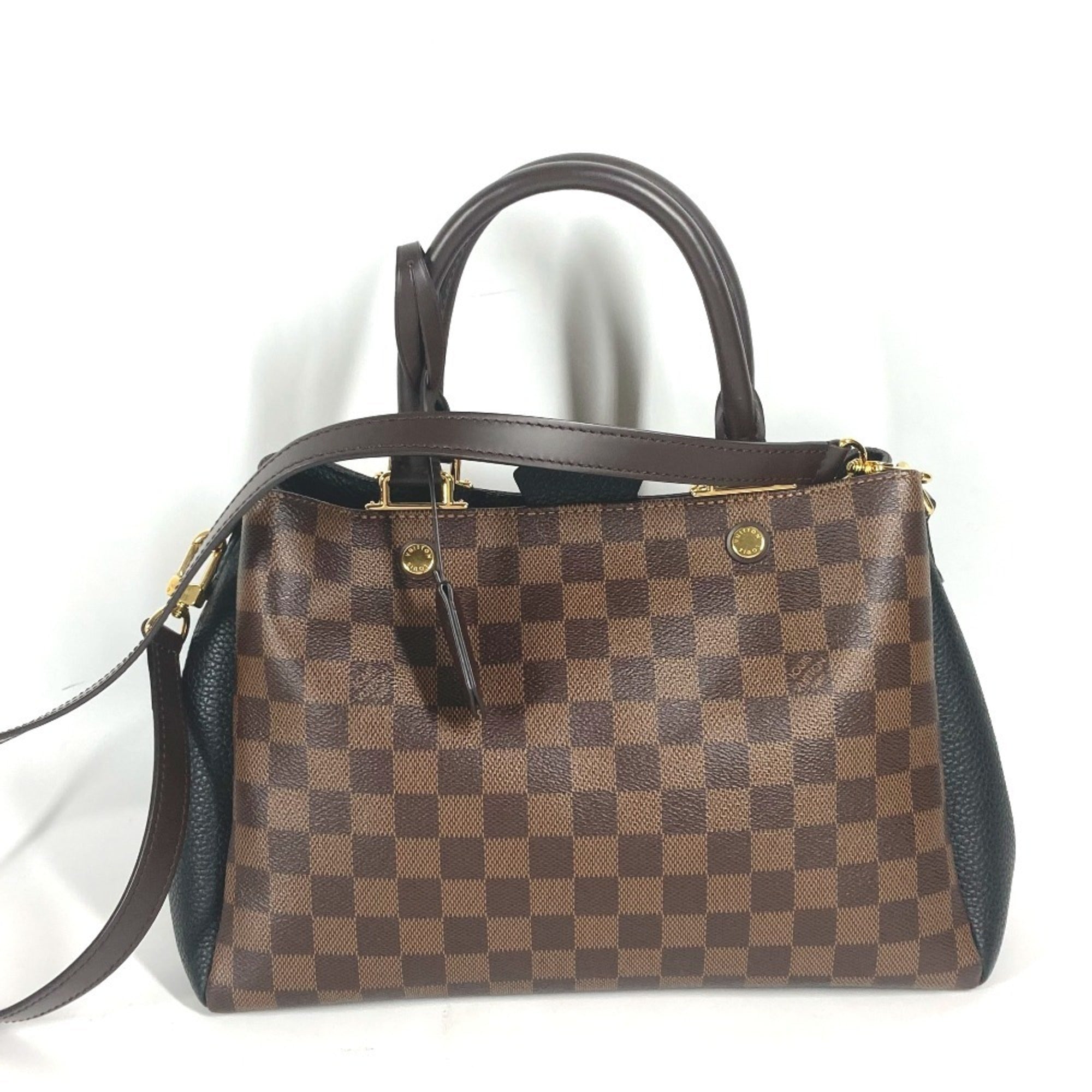 Louis Vuitton Brown Damier Canvas Handbag Shoulder Bag Tote Bag (Pre-Owned)