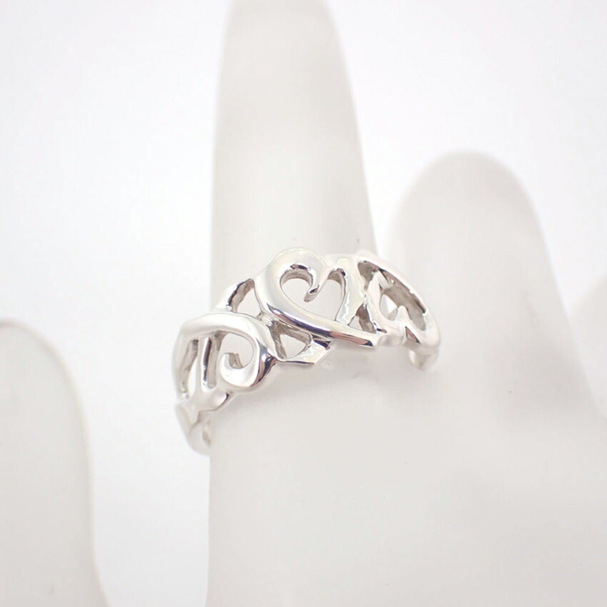 Tiffany Sterling Silver 925 Band Ring (Pre-Owned)