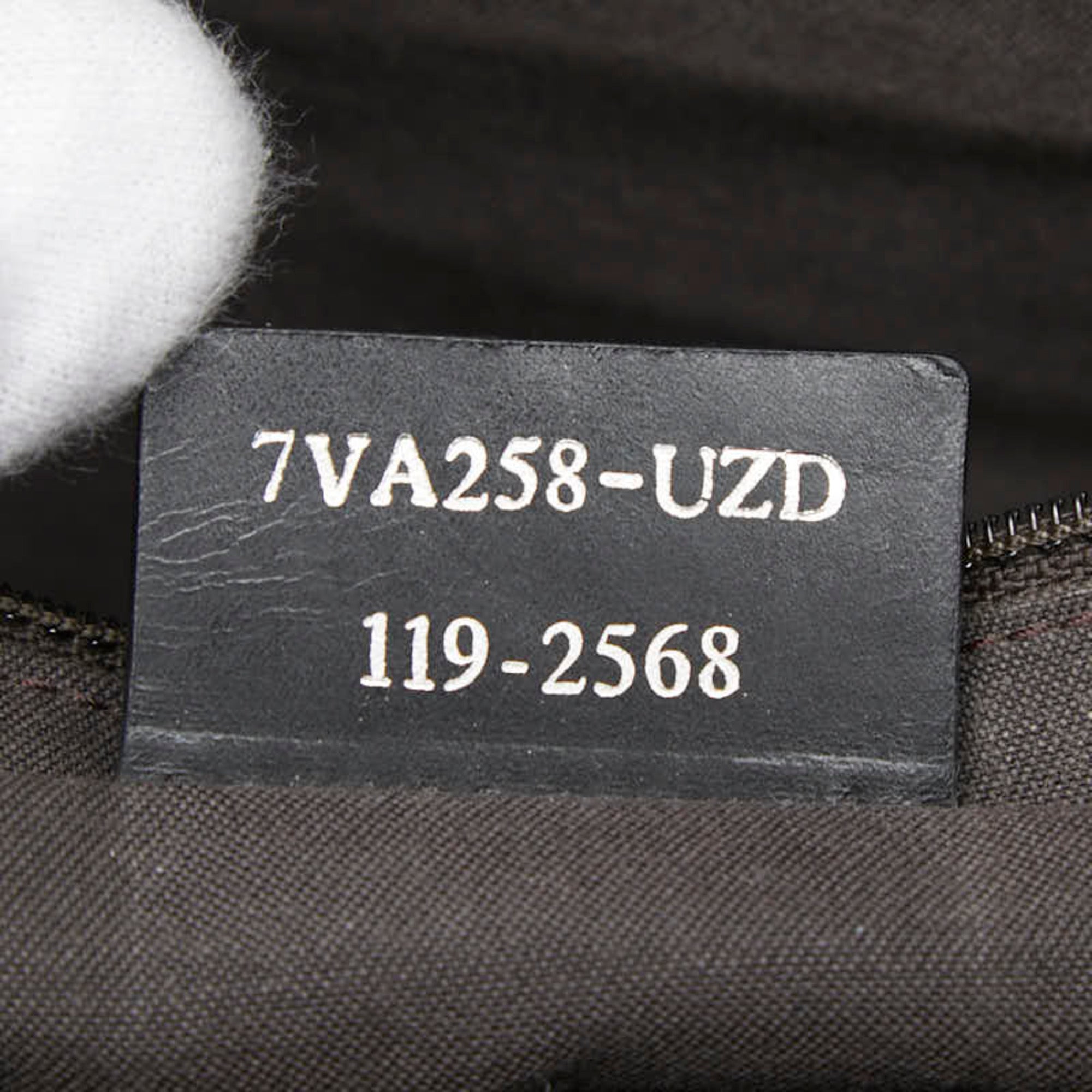 Fendi Black Gray Pvc Shoulder Bag (Pre-Owned)