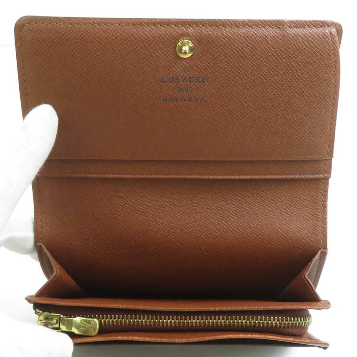 Louis Vuitton Brown Monogram Wallet (Bi-Fold) (Pre-Owned)