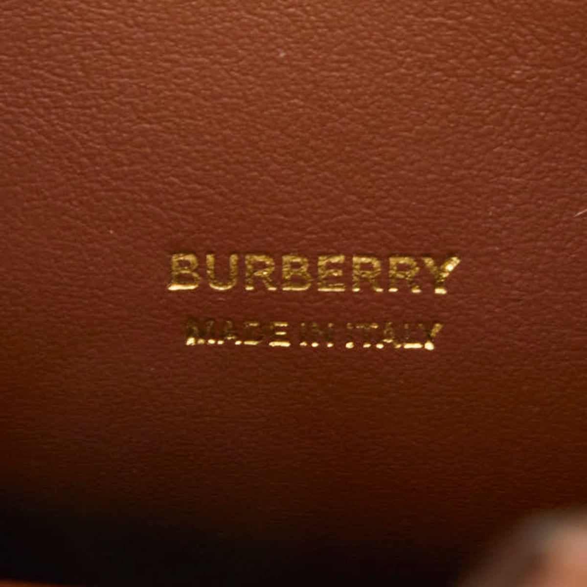 Burberry Brown Ivory Ivory Handbag Shoulder Bag (Pre-Owned)