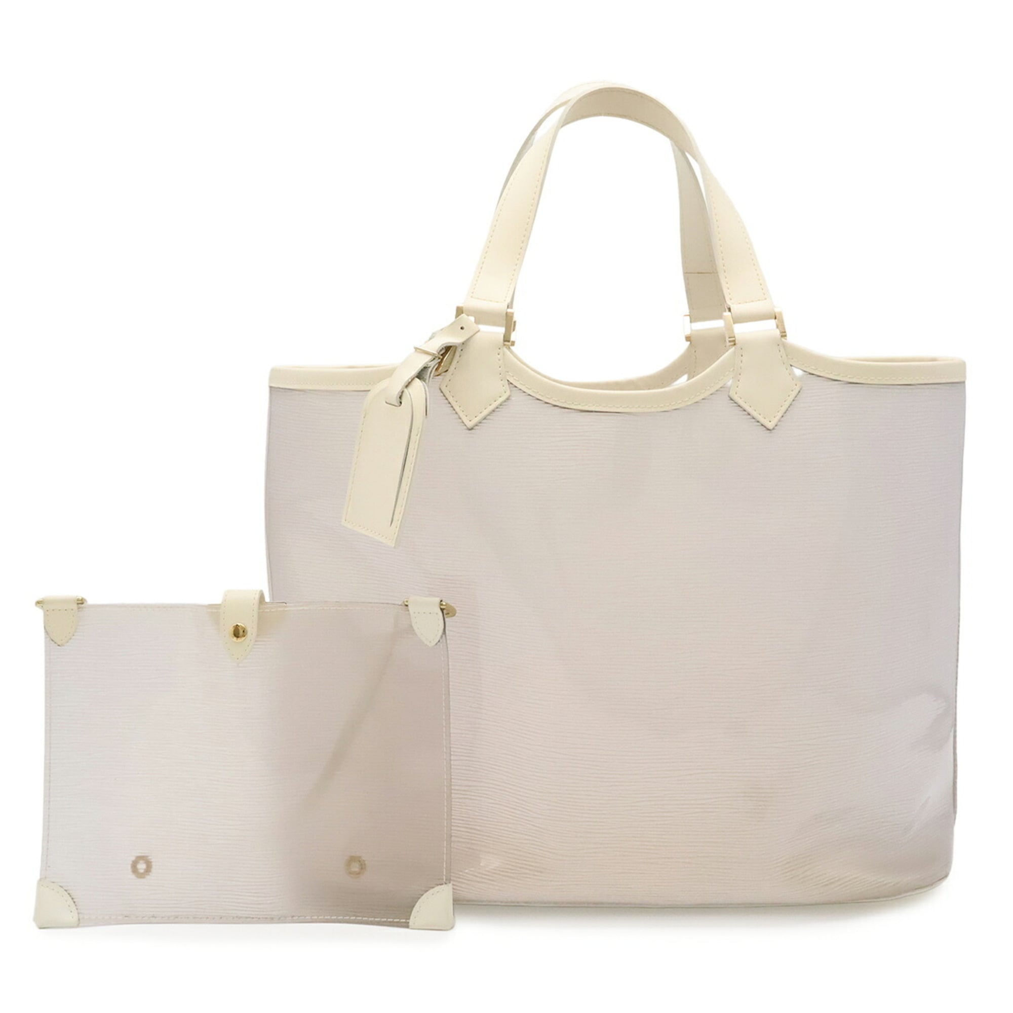 Louis Vuitton Coconut Vinyl Leather Pouch Tote Bag (Pre-Owned)