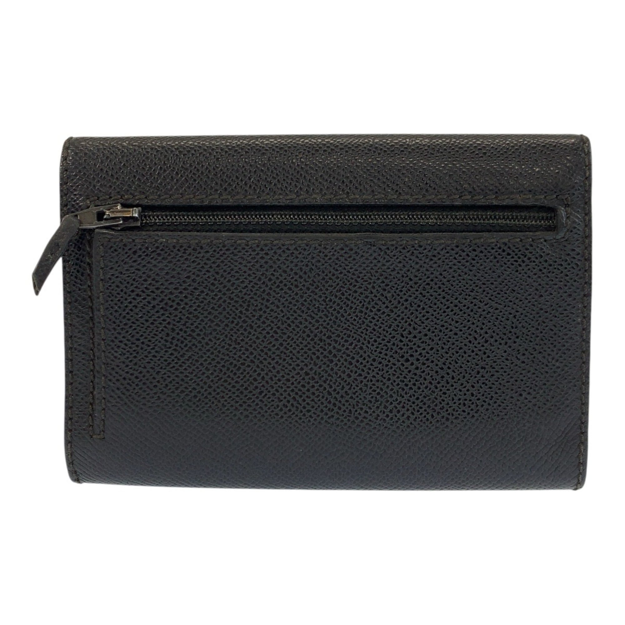Chanel Black Leather Wallet (Bi-Fold) (Pre-Owned)