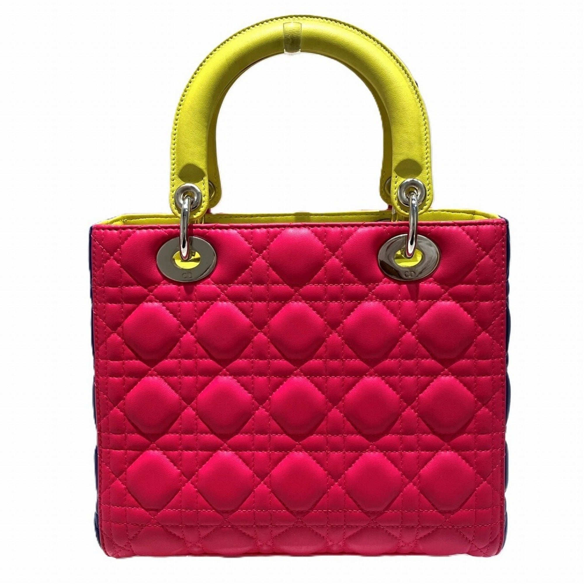 Christian Dior Red Color Leather Handbag (Pre-Owned)
