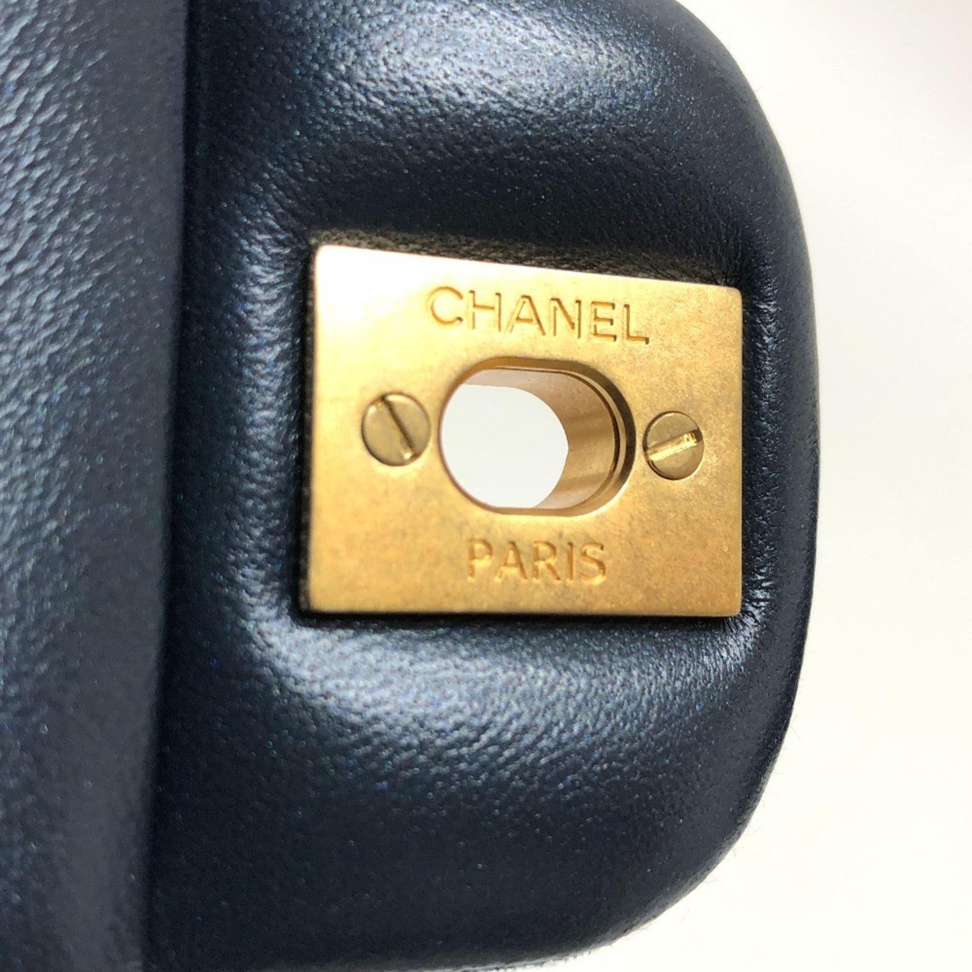 Chanel Matelasse Blue Denim Shoulder Bag (Pre-Owned)